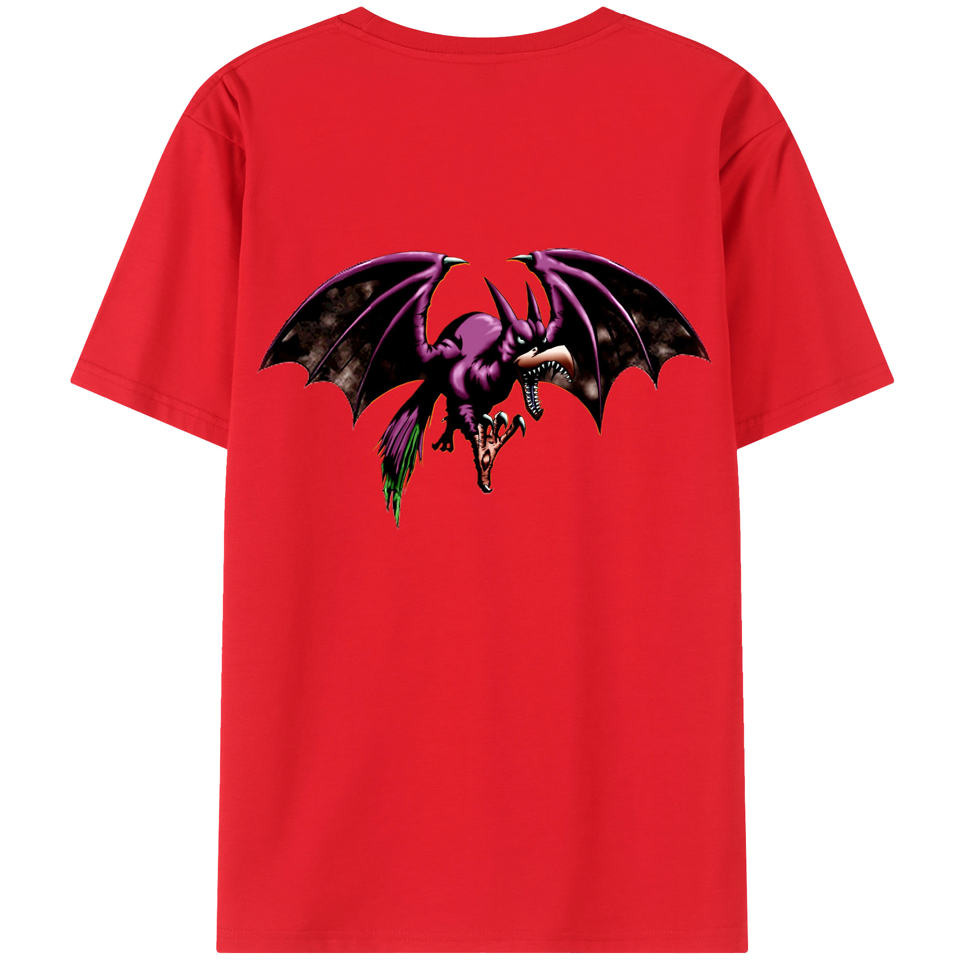 （画像用） 遊☆戯☆王 Yu-Gi-Oh! 綿100％ メンズ半袖Tシャツ（バックプリント） 通気性