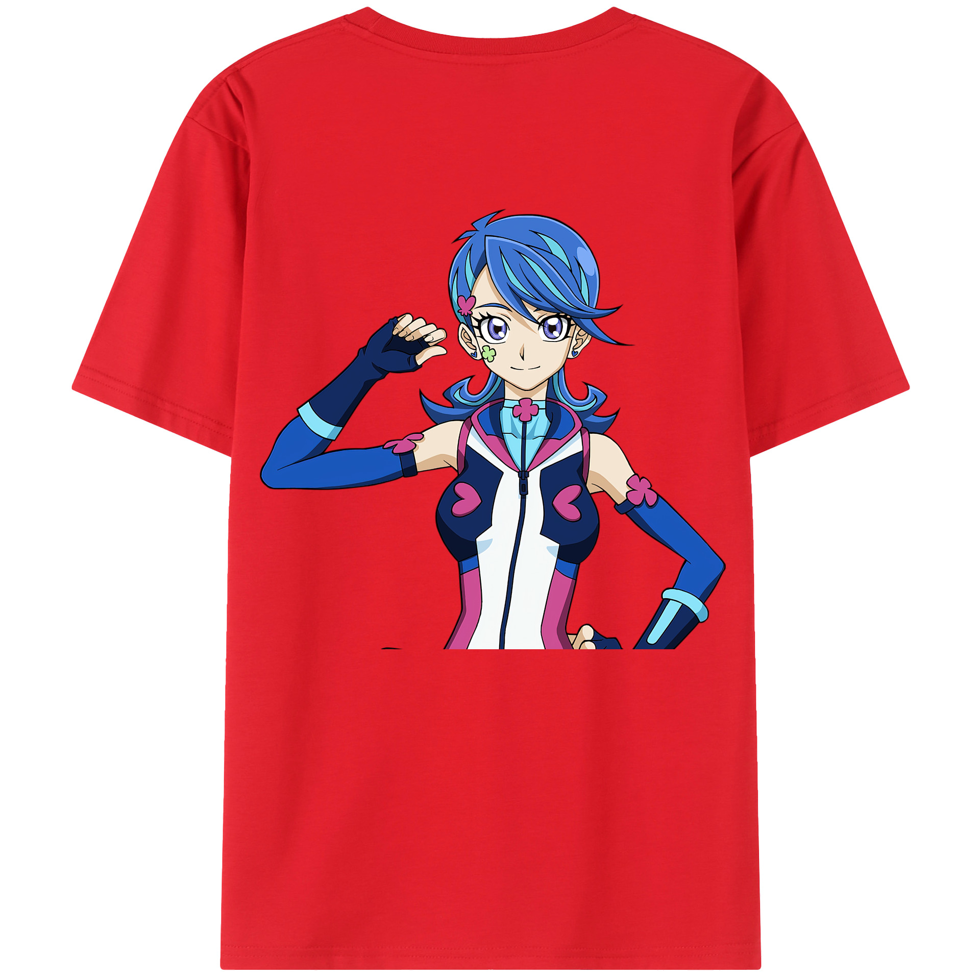 （画像用） 遊☆戯☆王 Yu-Gi-Oh! 綿100％ メンズ半袖Tシャツ（バックプリント） 通気性