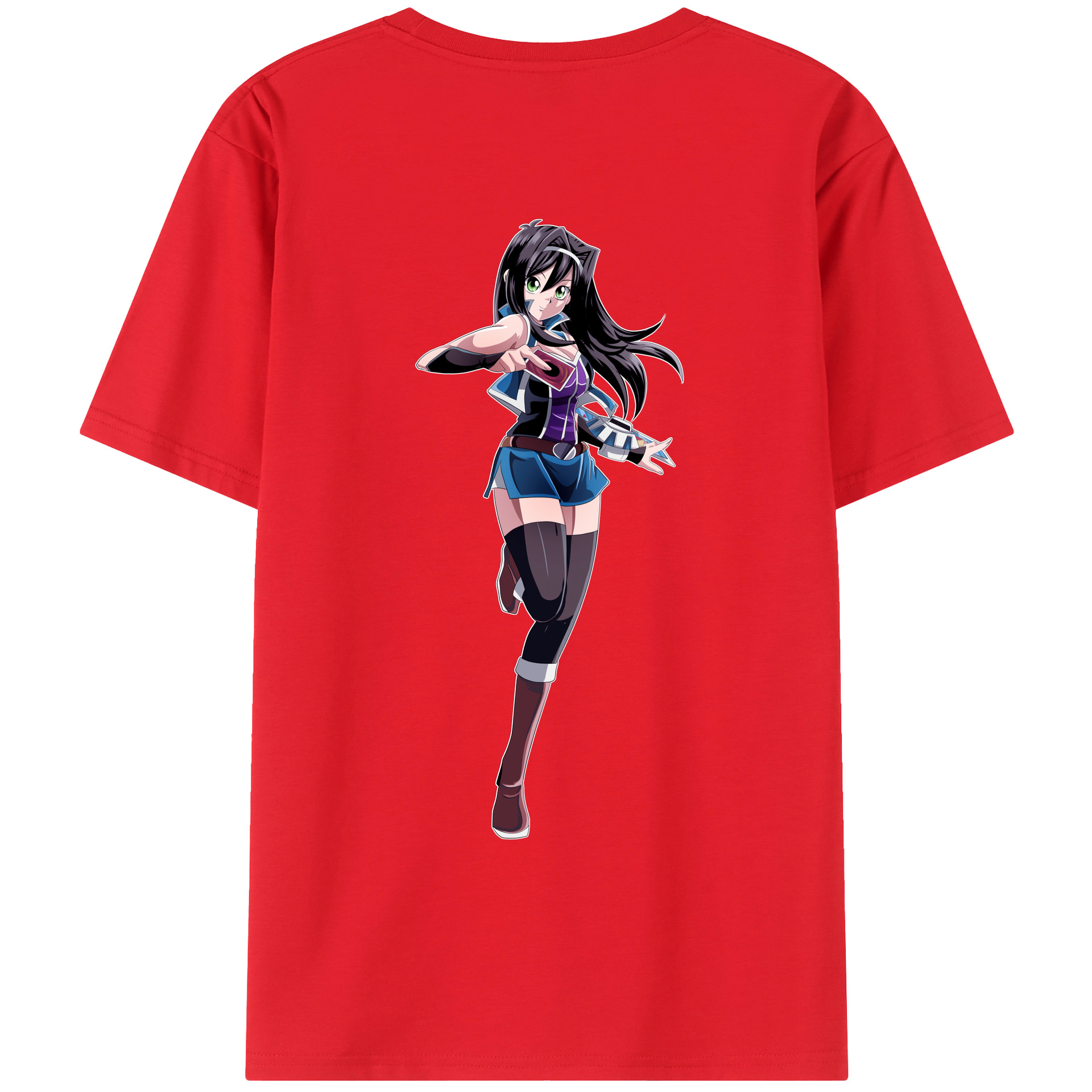 （画像用） 遊☆戯☆王 Yu-Gi-Oh! 綿100％ メンズ半袖Tシャツ（バックプリント） 通気性