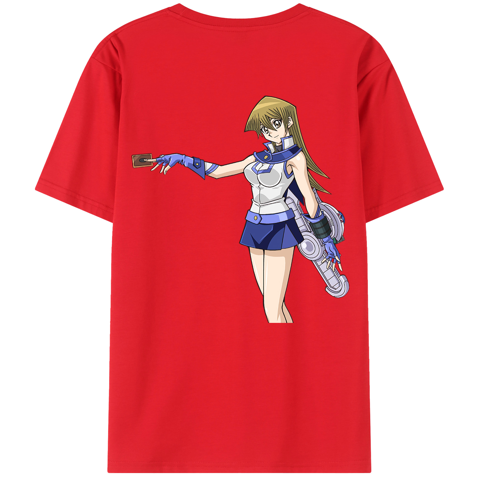 （画像用） 遊☆戯☆王 Yu-Gi-Oh! 綿100％ メンズ半袖Tシャツ（バックプリント） 通気性