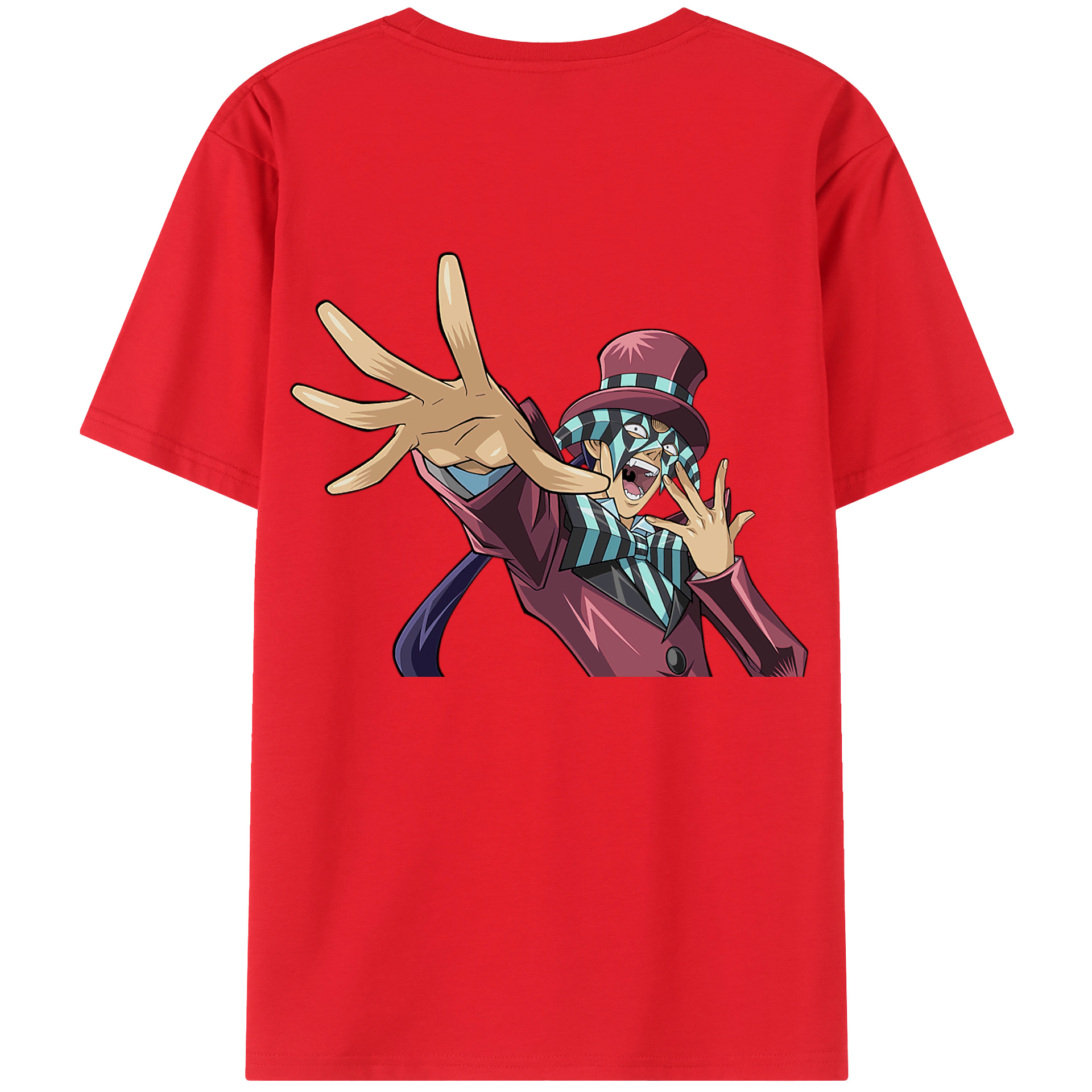 （画像用） 遊☆戯☆王 Yu-Gi-Oh! 綿100％ メンズ半袖Tシャツ（バックプリント） 通気性