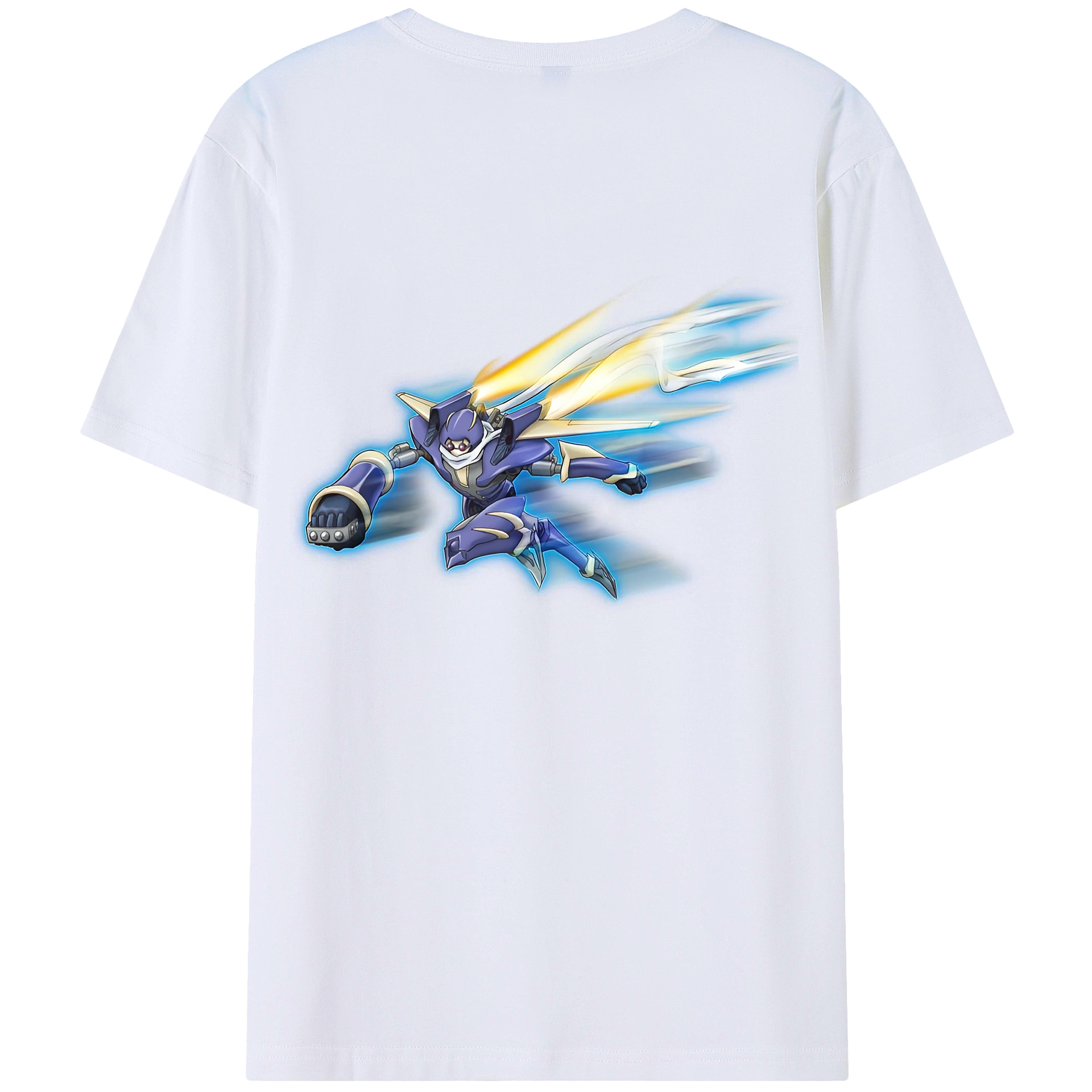 （画像用） 遊☆戯☆王 Yu-Gi-Oh! 綿100％ メンズ半袖Tシャツ（バックプリント） 通気性