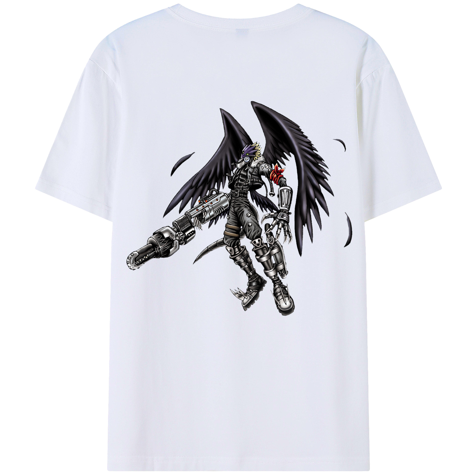 （画像用） 遊☆戯☆王 Yu-Gi-Oh! 綿100％ メンズ半袖Tシャツ（バックプリント） 通気性