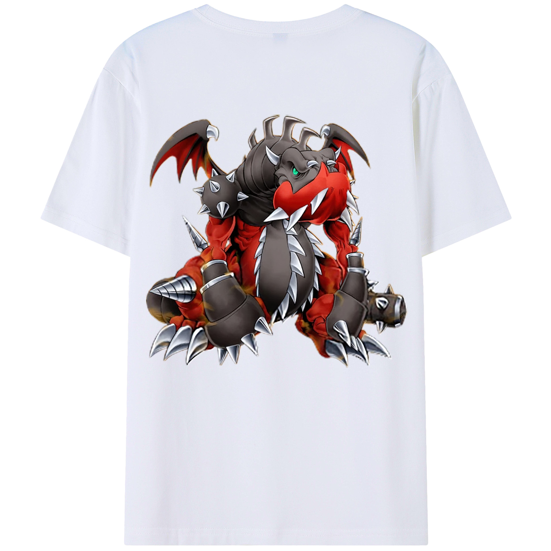 （画像用） 遊☆戯☆王 Yu-Gi-Oh! 綿100％ メンズ半袖Tシャツ（バックプリント） 通気性