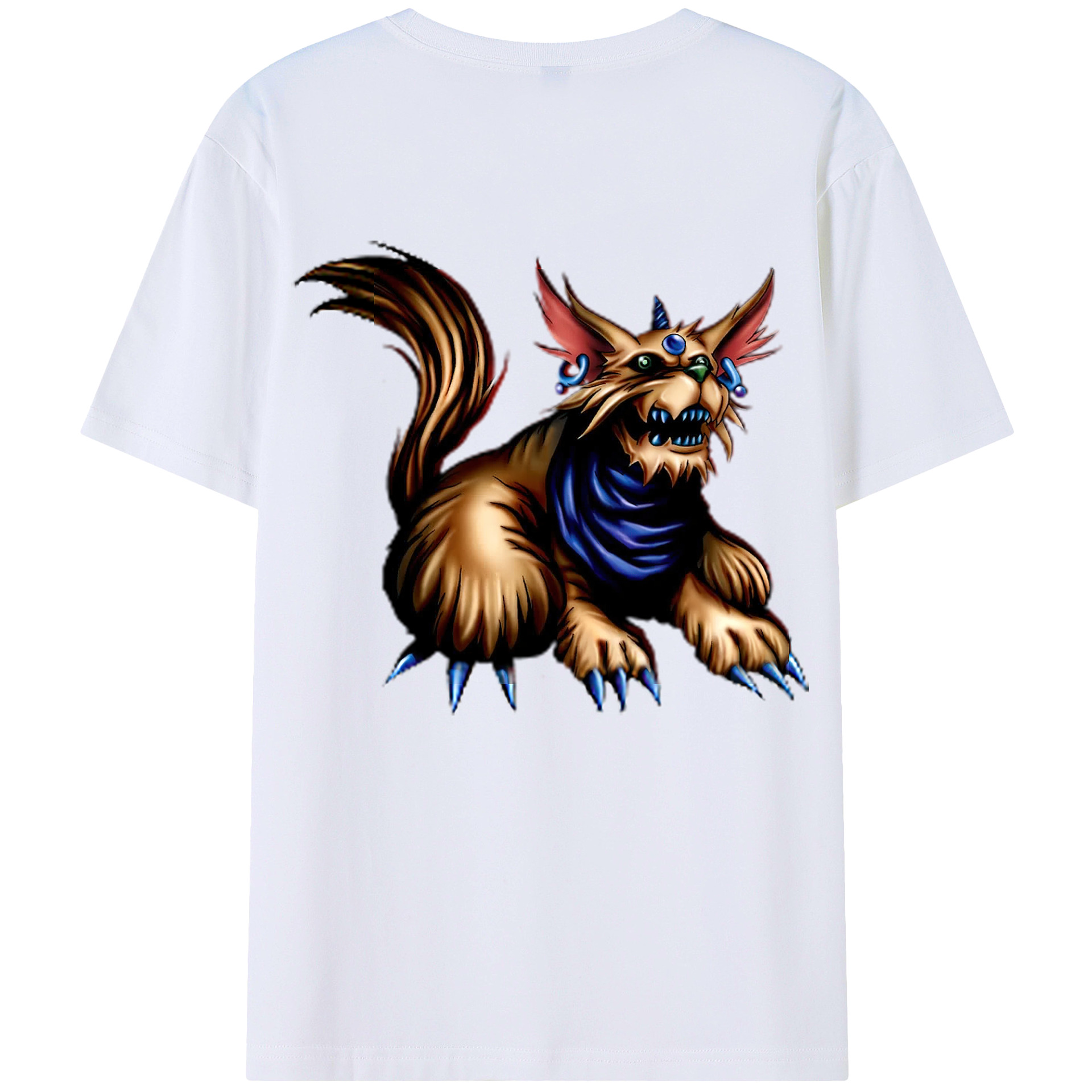 （画像用） 遊☆戯☆王 Yu-Gi-Oh! 綿100％ メンズ半袖Tシャツ（バックプリント） 通気性