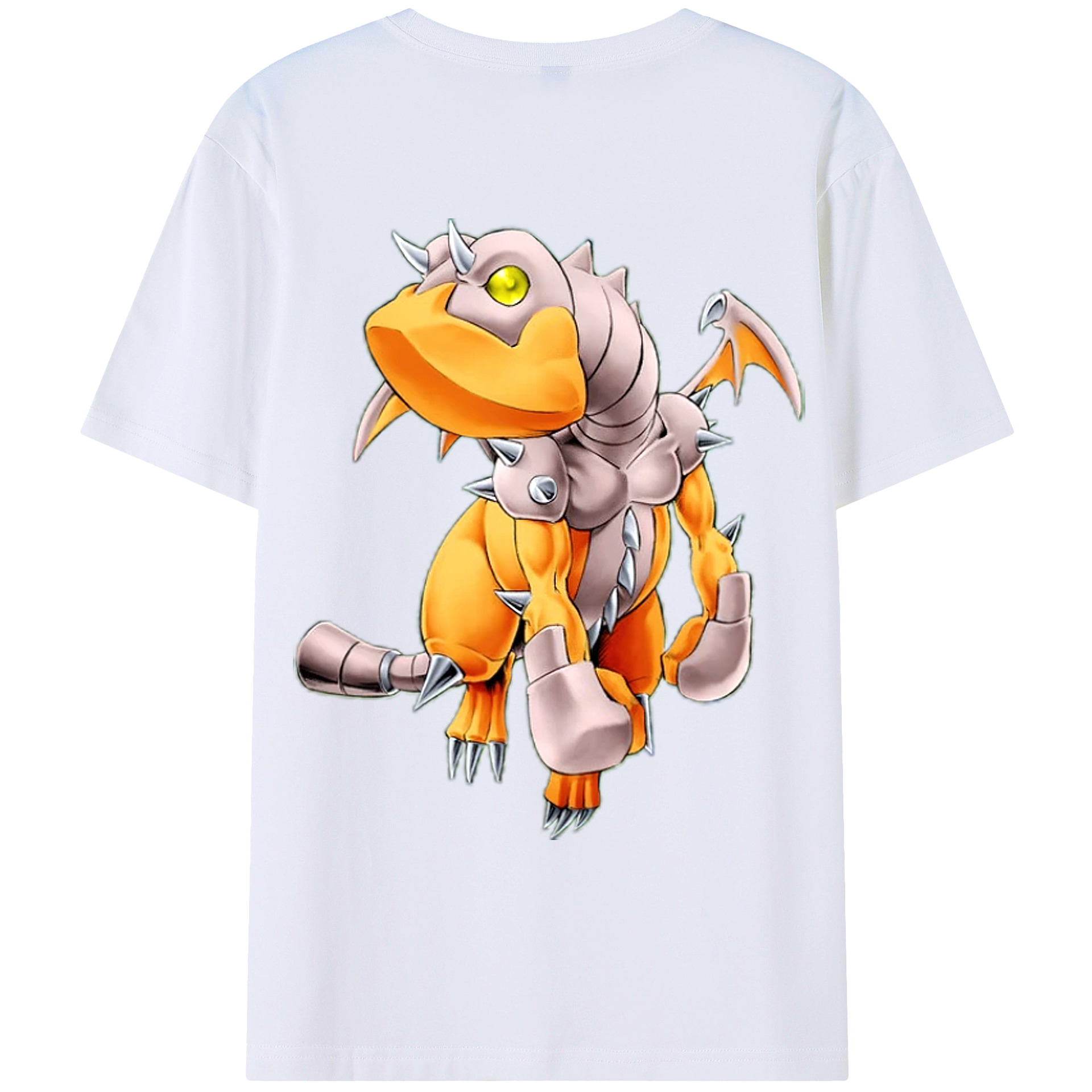 （画像用） 遊☆戯☆王 Yu-Gi-Oh! 綿100％ メンズ半袖Tシャツ（バックプリント） 通気性