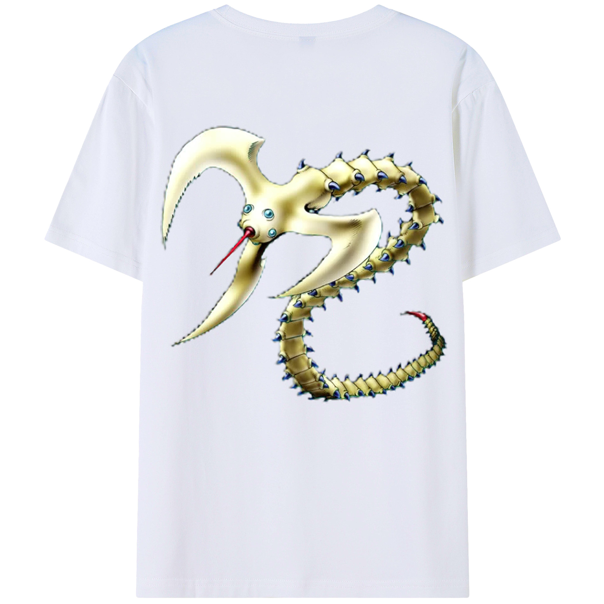 （画像用） 遊☆戯☆王 Yu-Gi-Oh! 綿100％ メンズ半袖Tシャツ（バックプリント） 通気性