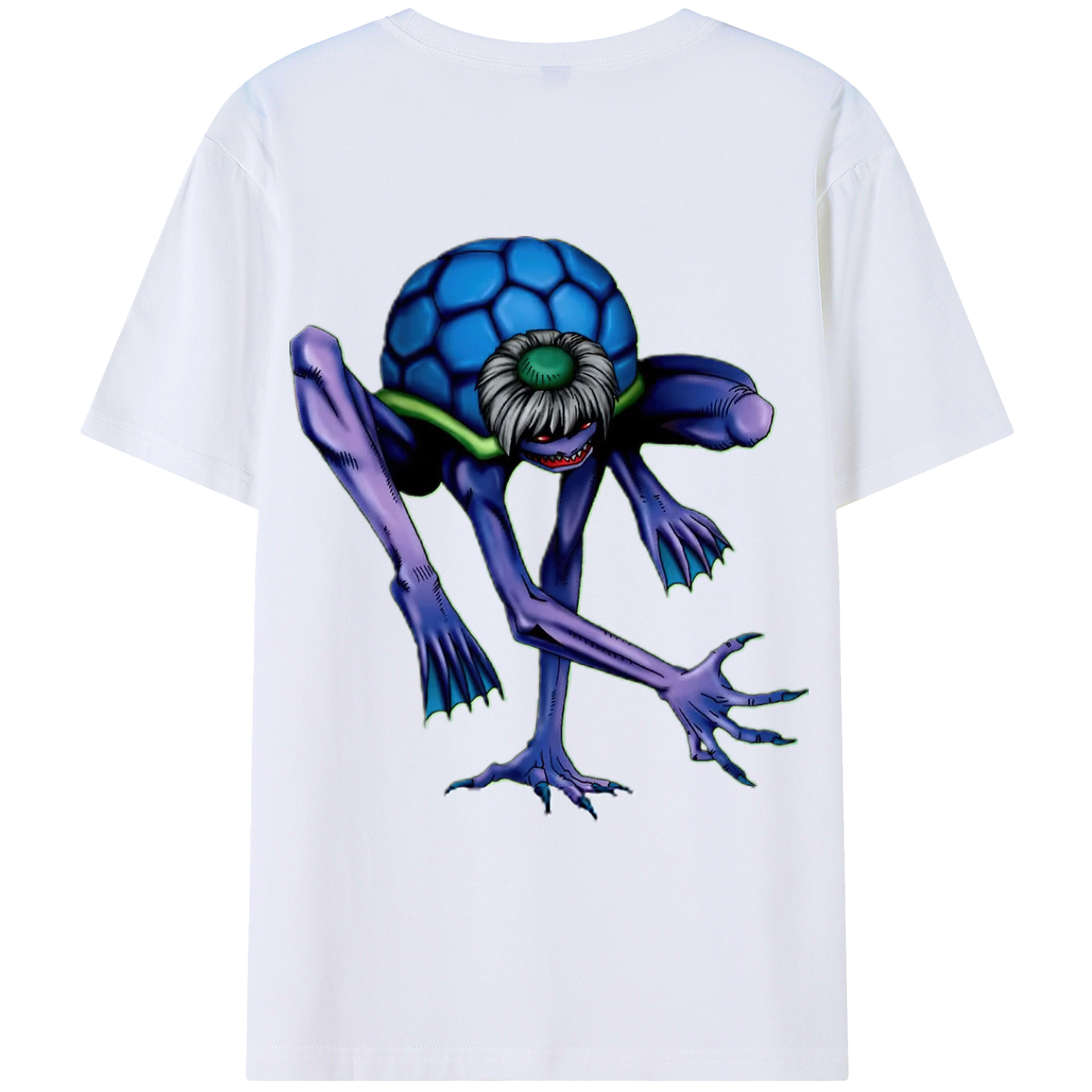 （画像用） 遊☆戯☆王 Yu-Gi-Oh! 綿100％ メンズ半袖Tシャツ（バックプリント） 通気性