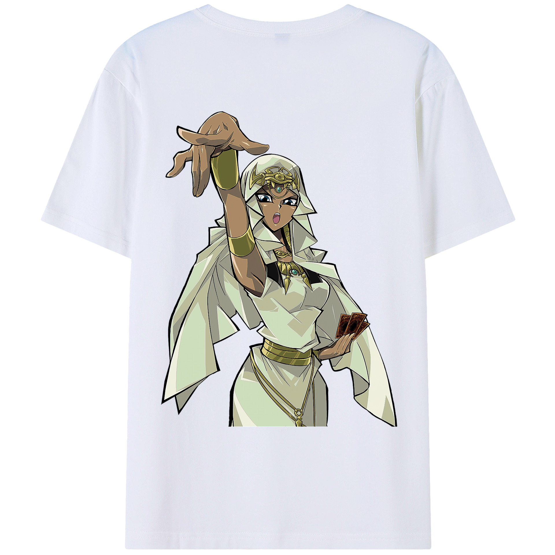 （画像用） 遊☆戯☆王 Yu-Gi-Oh! 綿100％ メンズ半袖Tシャツ（バックプリント） 通気性