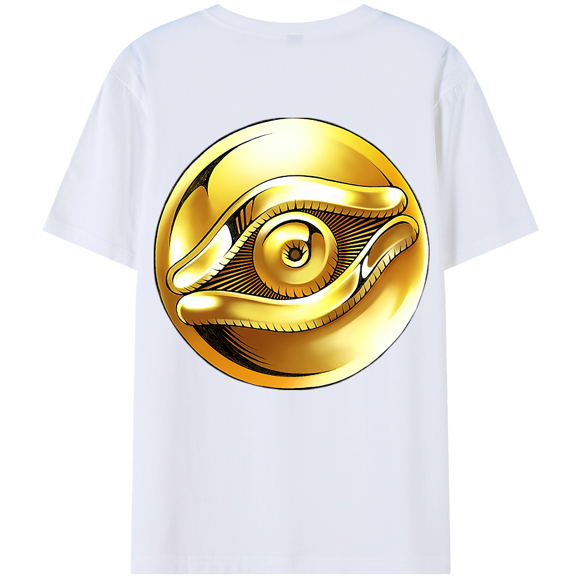 （画像用） 遊☆戯☆王 Yu-Gi-Oh! 綿100％ メンズ半袖Tシャツ（バックプリント） 通気性