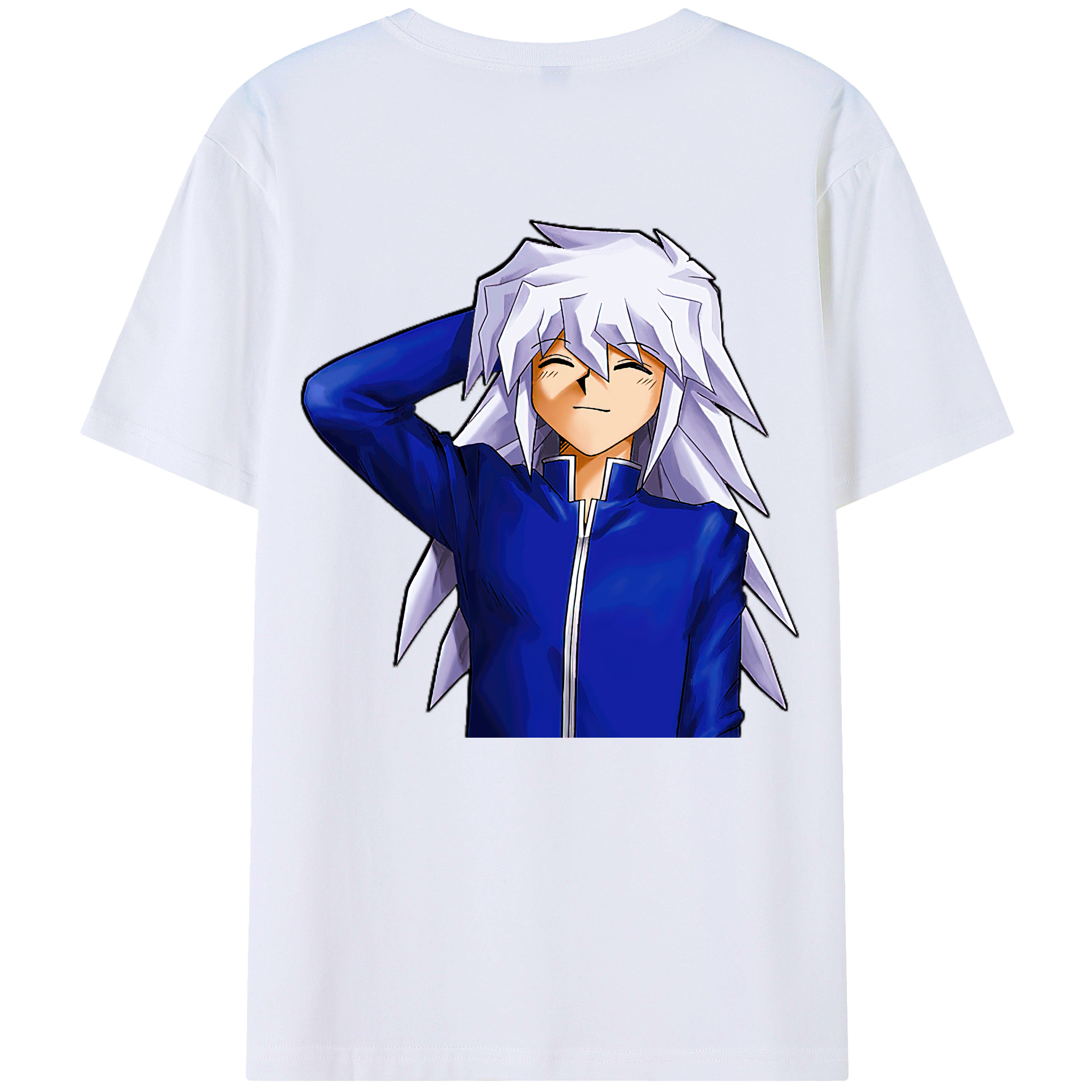 （画像用） 遊☆戯☆王 Yu-Gi-Oh! 綿100％ メンズ半袖Tシャツ（バックプリント） 通気性