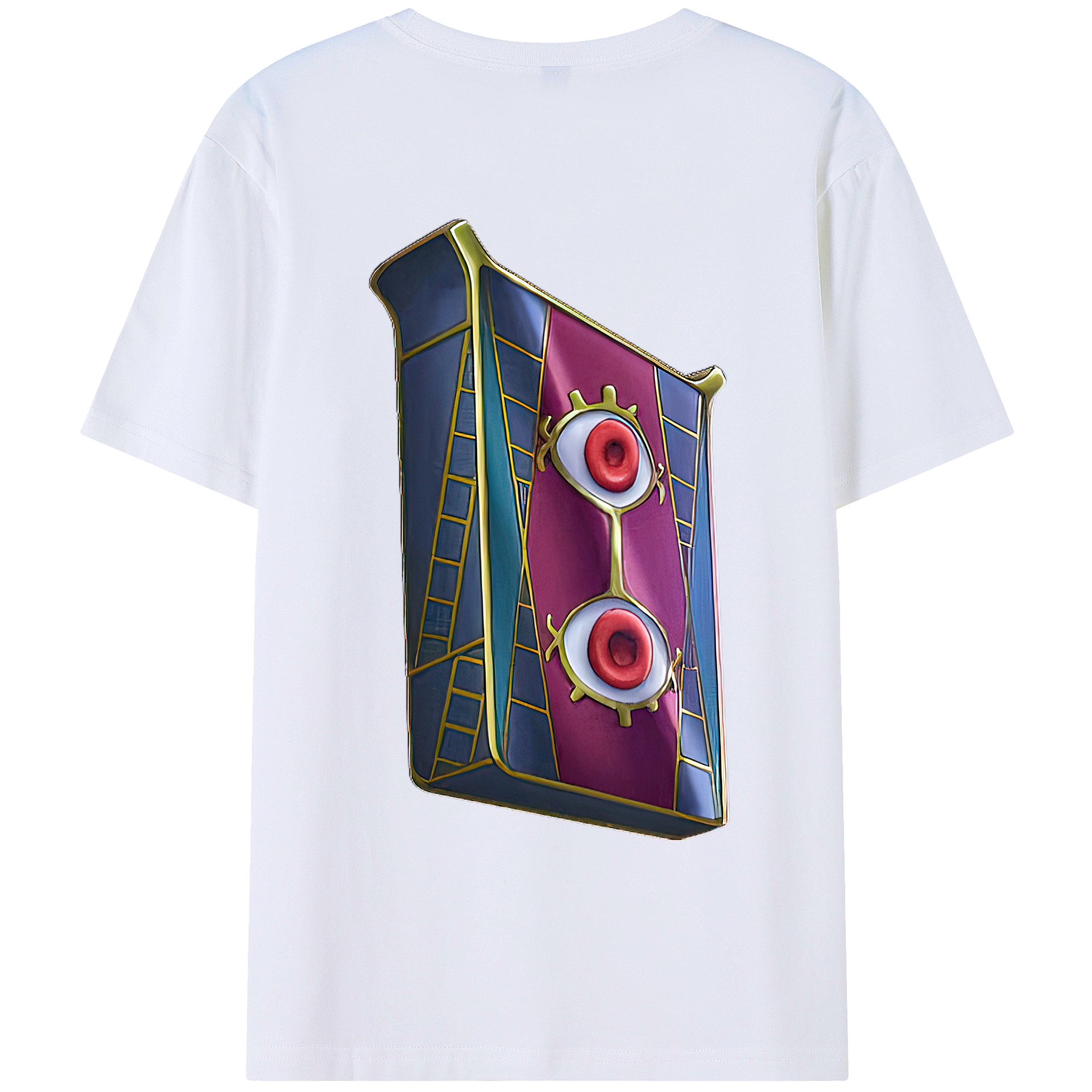 （画像用） 遊☆戯☆王 Yu-Gi-Oh! 綿100％ メンズ半袖Tシャツ（バックプリント） 通気性