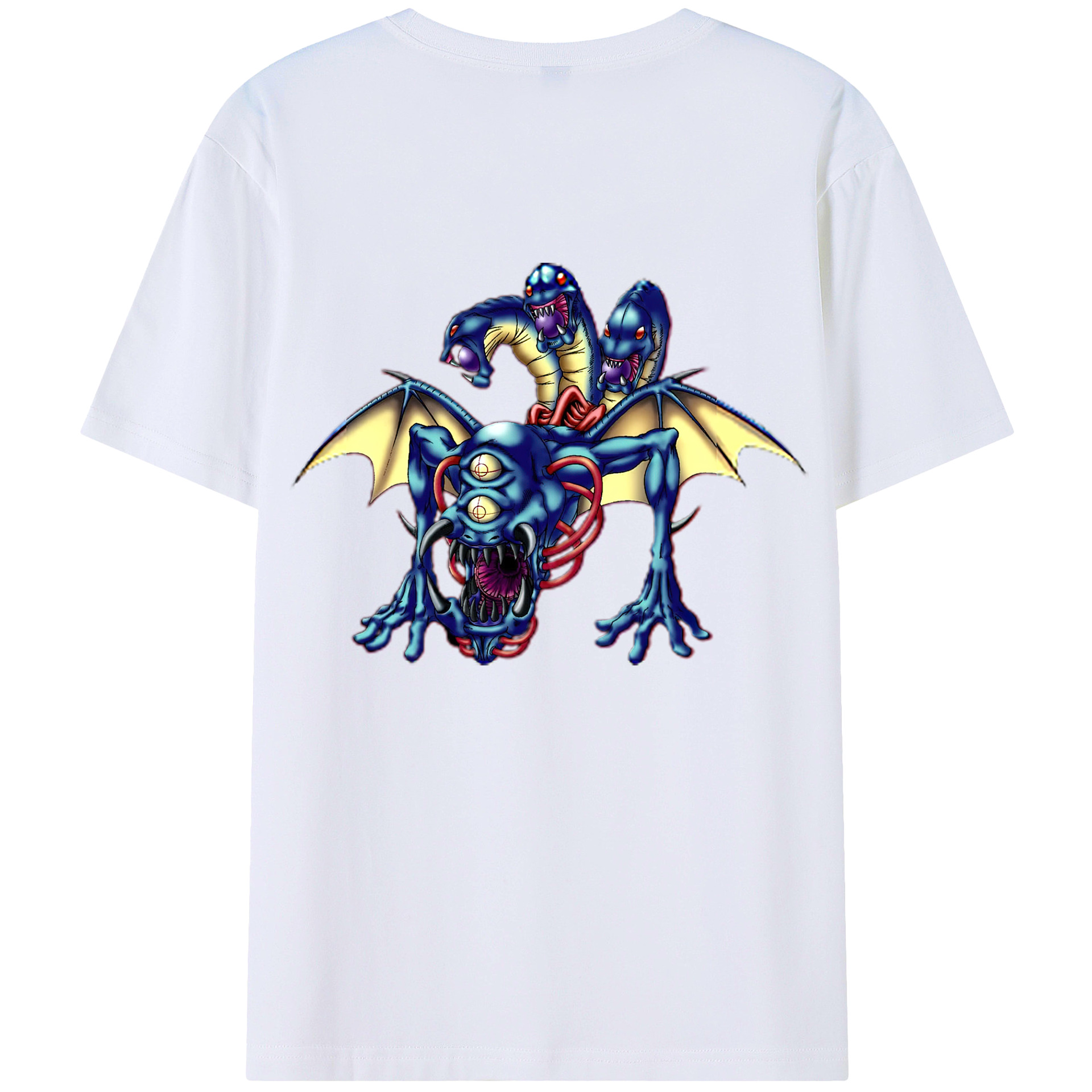 （画像用） 遊☆戯☆王 Yu-Gi-Oh! 綿100％ メンズ半袖Tシャツ（バックプリント） 通気性