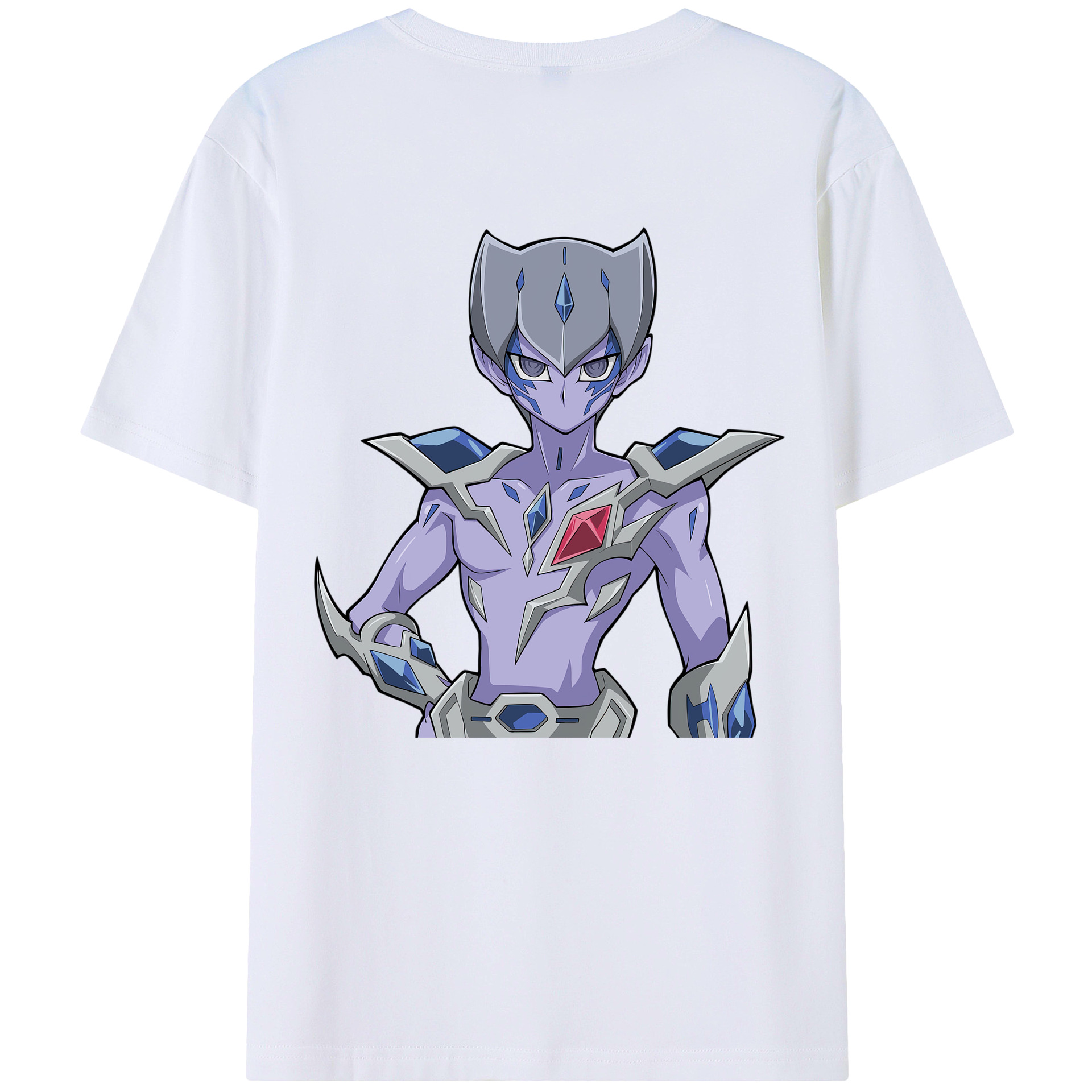 （画像用） 遊☆戯☆王 Yu-Gi-Oh! 綿100％ メンズ半袖Tシャツ（バックプリント） 通気性