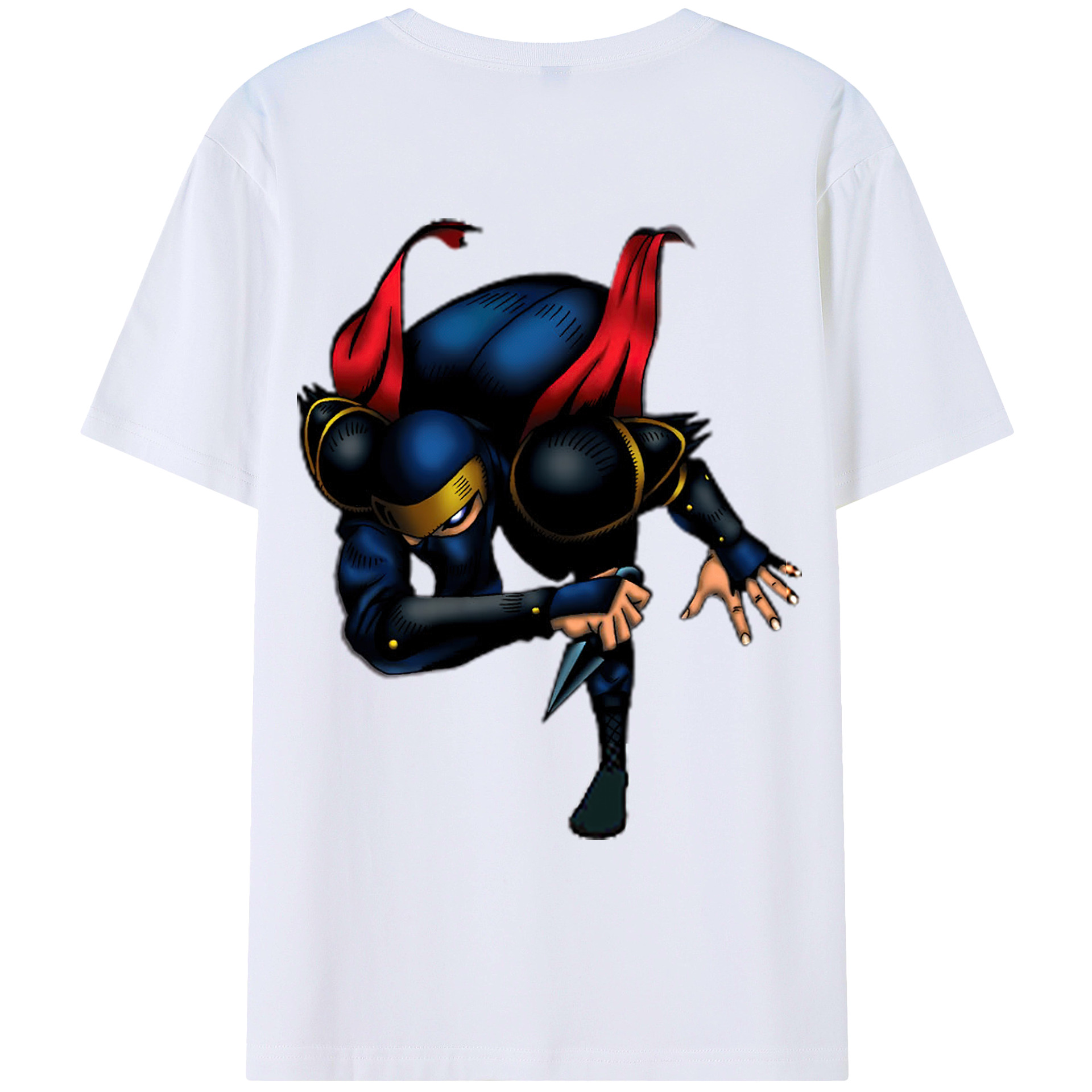 （画像用） 遊☆戯☆王 Yu-Gi-Oh! 綿100％ メンズ半袖Tシャツ（バックプリント） 通気性