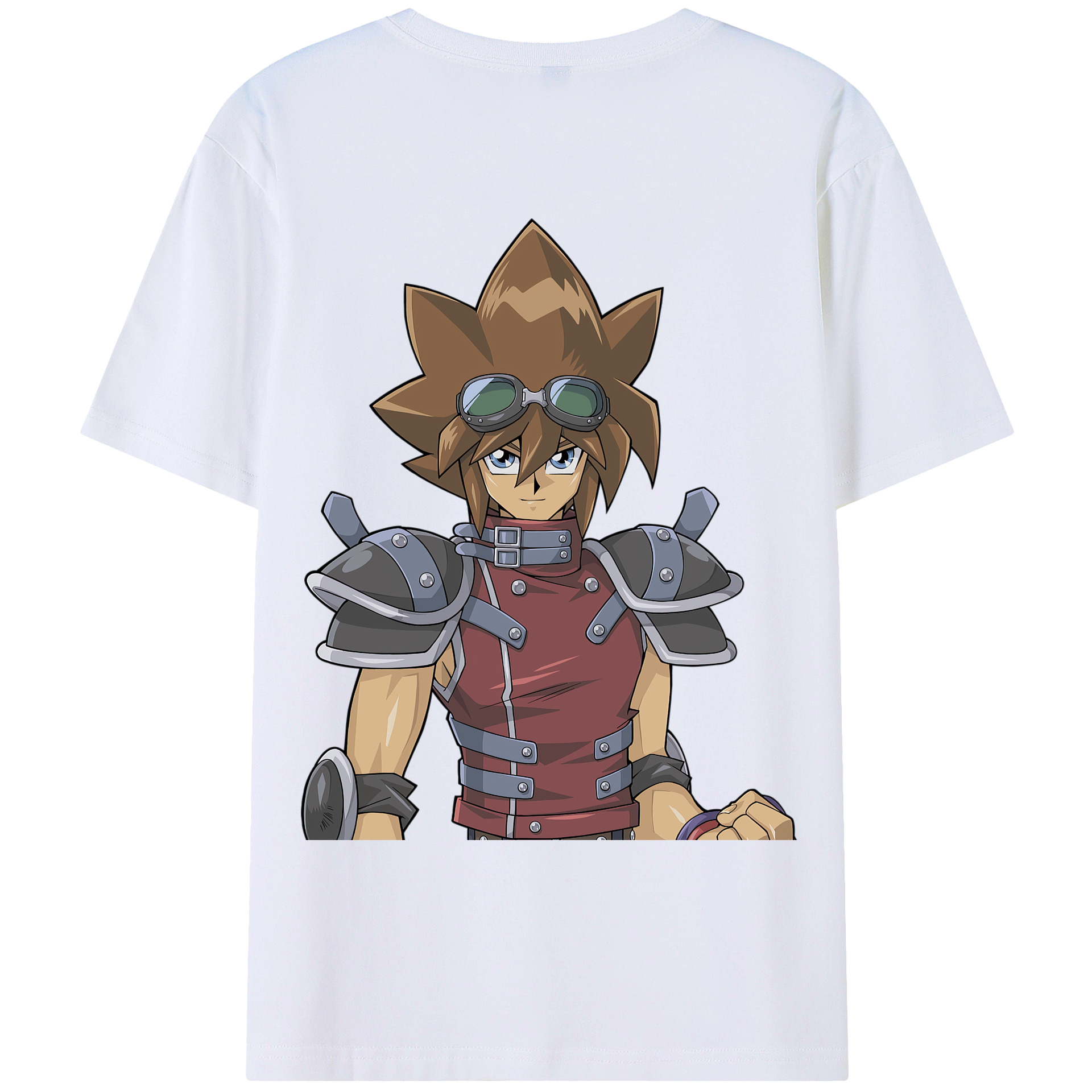 （画像用） 遊☆戯☆王 Yu-Gi-Oh! 綿100％ メンズ半袖Tシャツ（バックプリント） 通気性