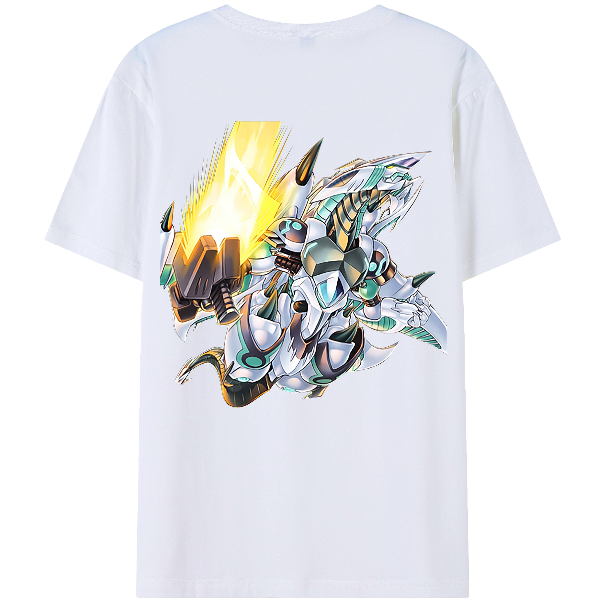 （画像用） 遊☆戯☆王 Yu-Gi-Oh! 綿100％ メンズ半袖Tシャツ（バックプリント） 通気性