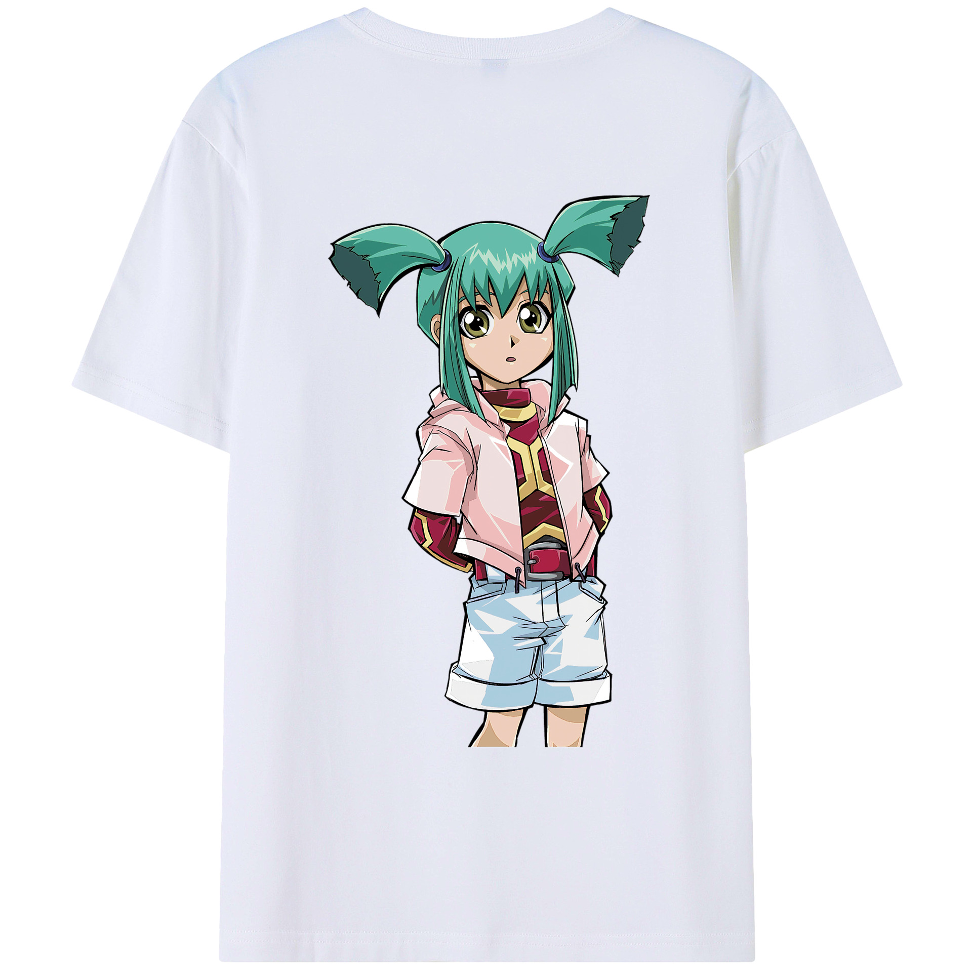 （画像用） 遊☆戯☆王 Yu-Gi-Oh! 綿100％ メンズ半袖Tシャツ（バックプリント） 通気性