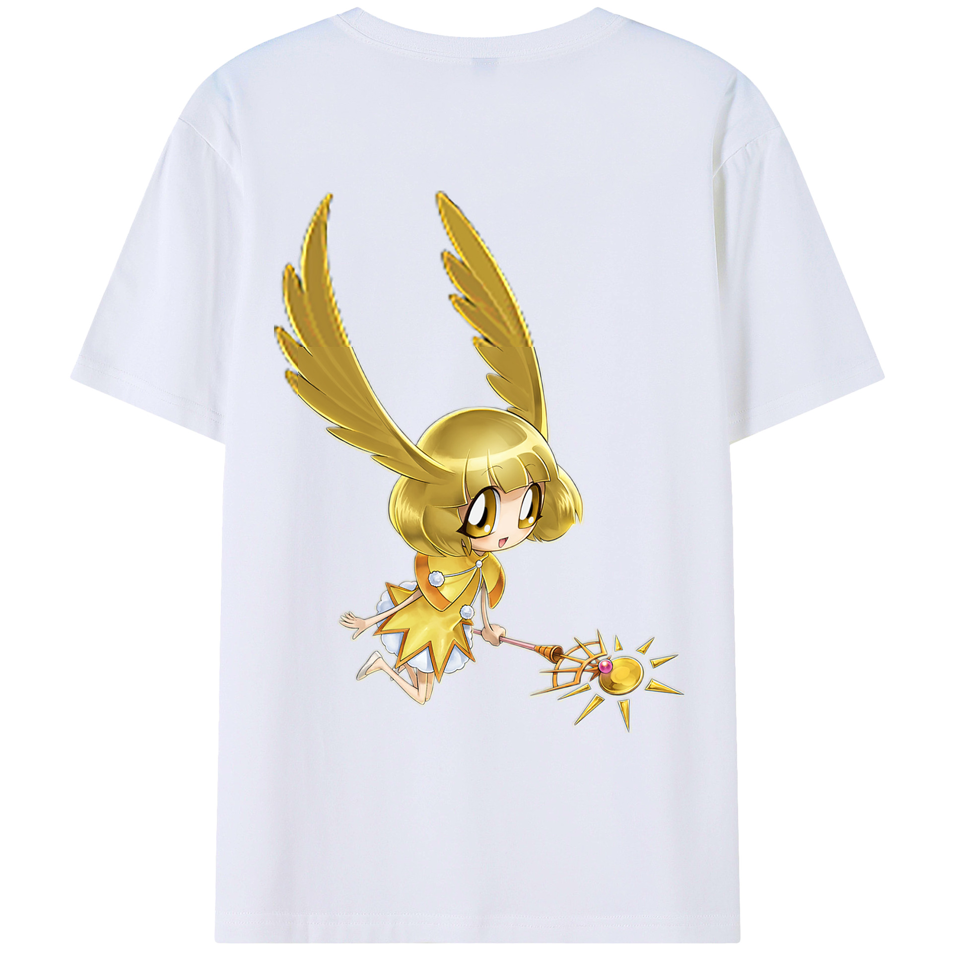 （画像用） 遊☆戯☆王 Yu-Gi-Oh! 綿100％ メンズ半袖Tシャツ（バックプリント） 通気性
