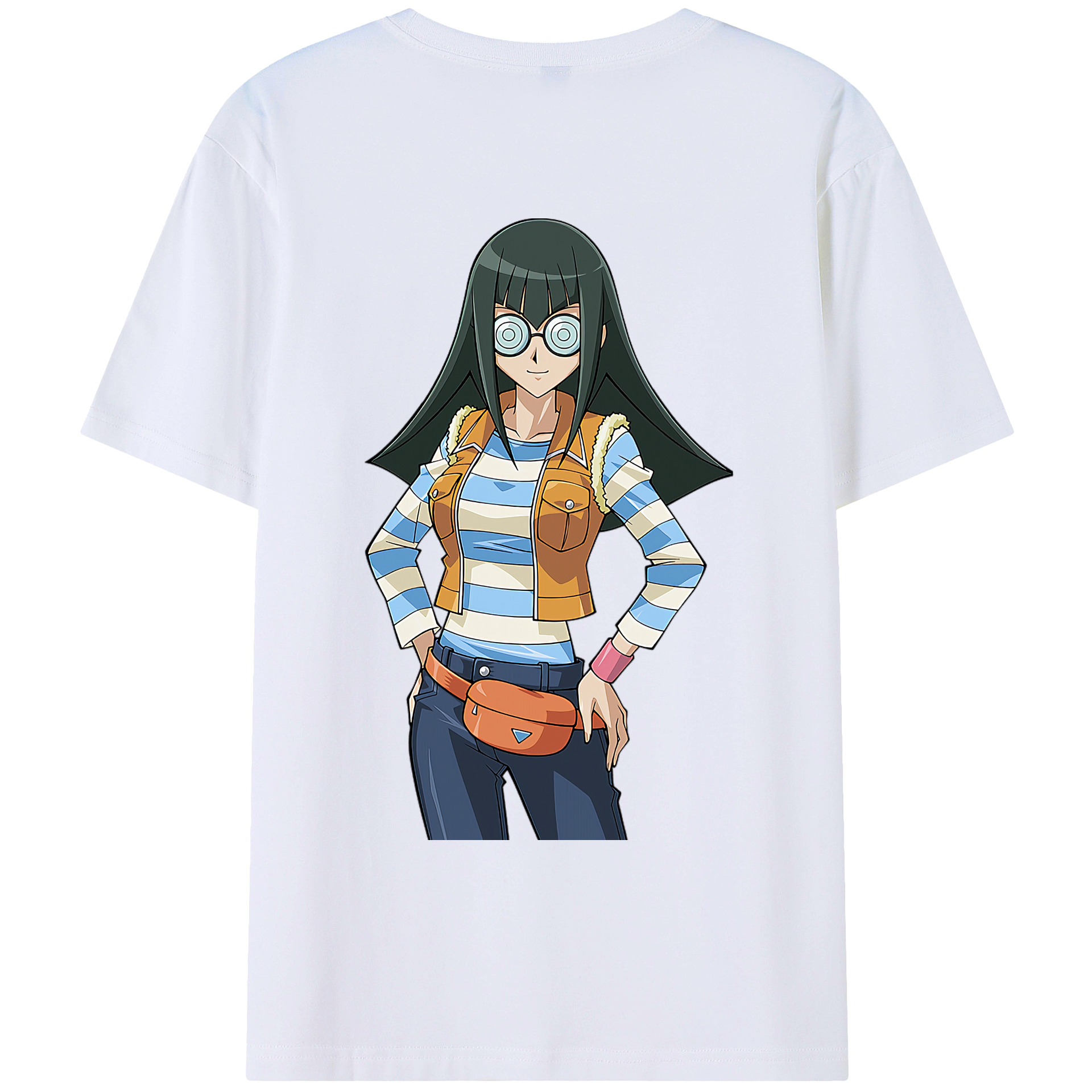 （画像用） 遊☆戯☆王 Yu-Gi-Oh! 綿100％ メンズ半袖Tシャツ（バックプリント） 通気性