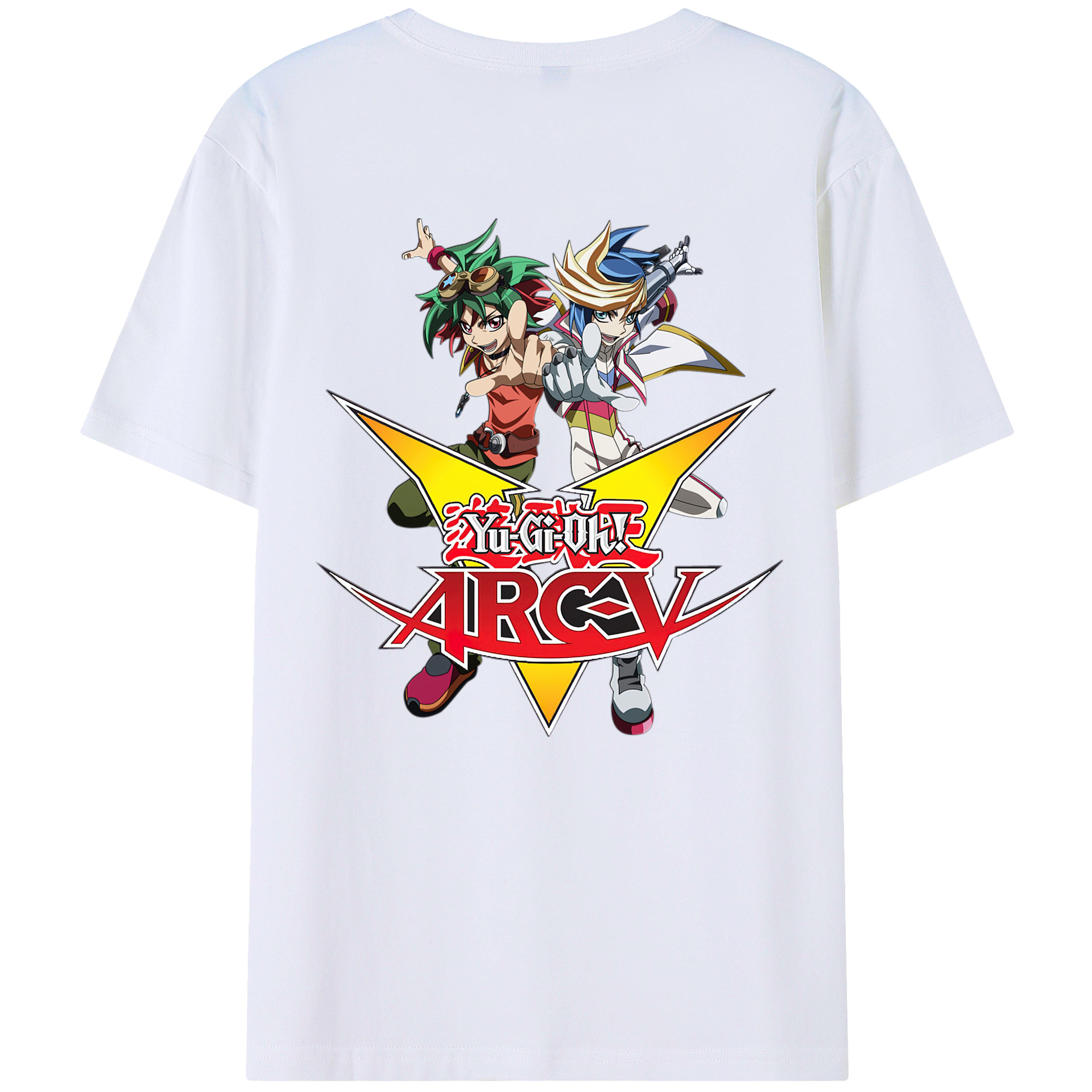 （画像用） 遊☆戯☆王 Yu-Gi-Oh! 綿100％ メンズ半袖Tシャツ（バックプリント） 通気性