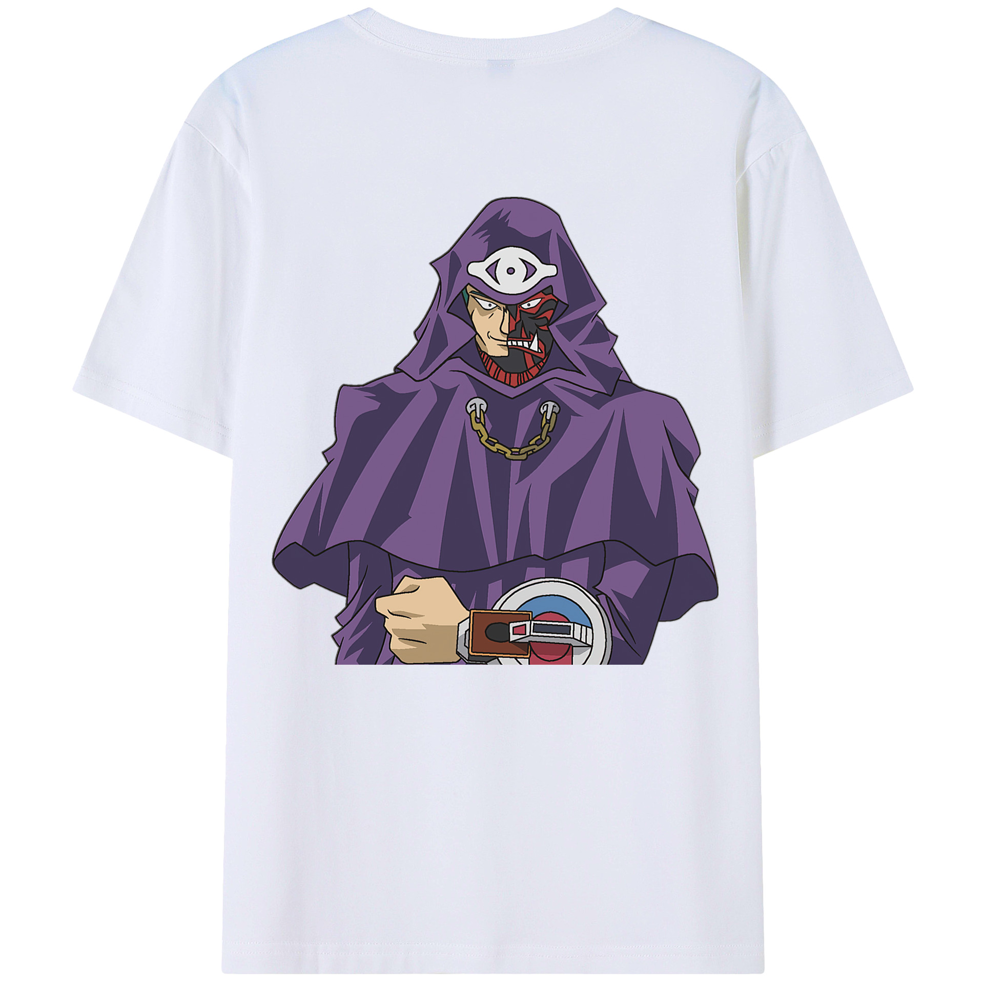 （画像用） 遊☆戯☆王 Yu-Gi-Oh! 綿100％ メンズ半袖Tシャツ（バックプリント） 通気性