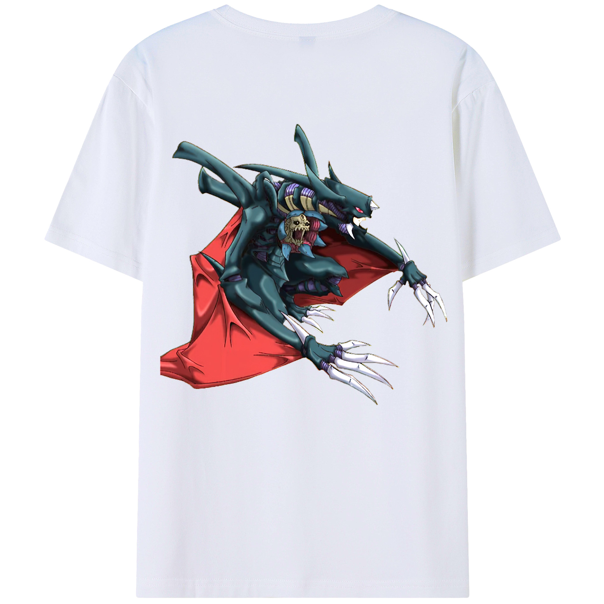 （画像用） 遊☆戯☆王 Yu-Gi-Oh! 綿100％ メンズ半袖Tシャツ（バックプリント） 通気性