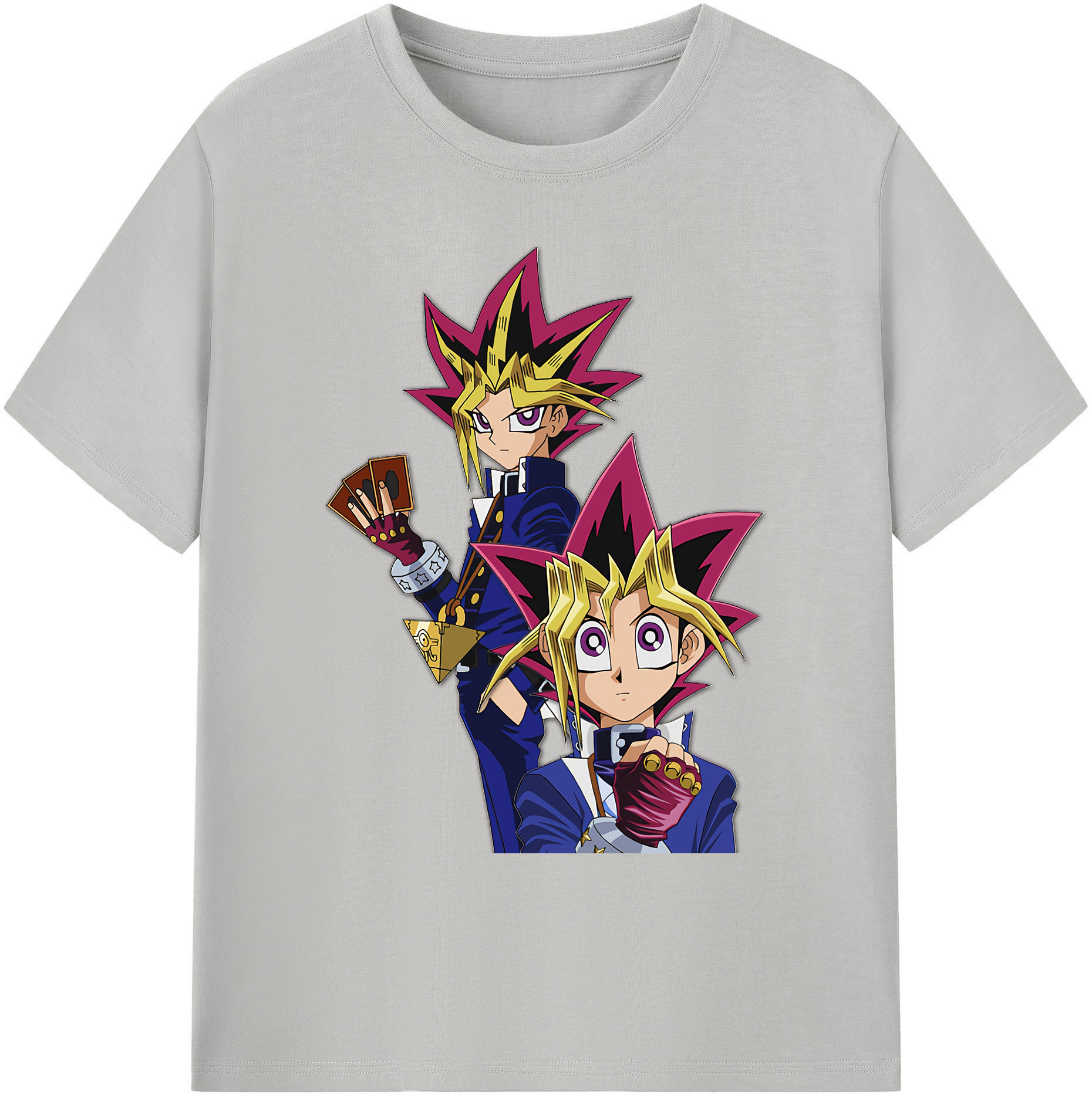 （画像用） 遊☆戯☆王 Yu-Gi-Oh! 綿100％ メンズ半袖Tシャツ｜肌触りやわらか＆通気性