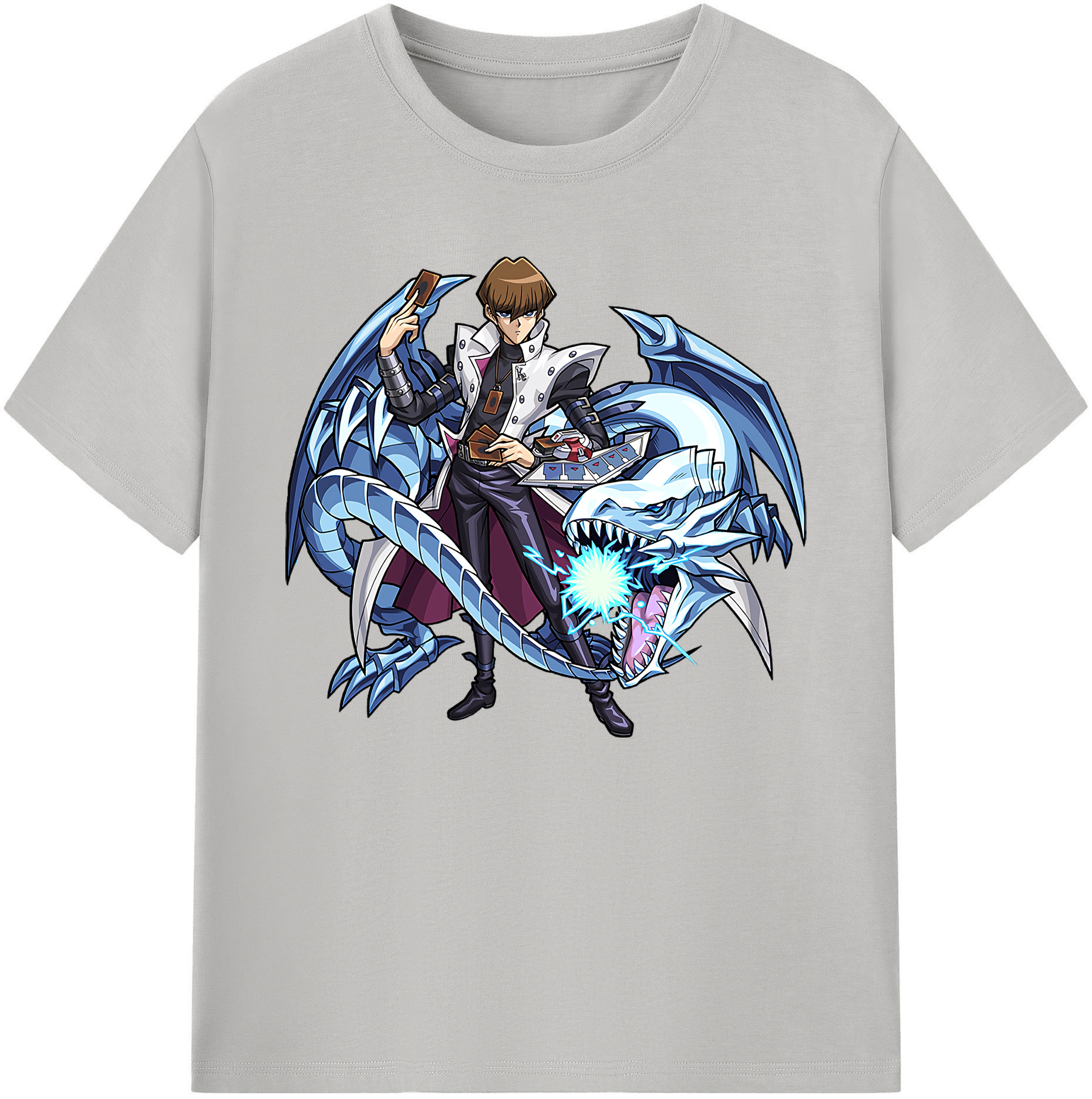 （画像用） 遊☆戯☆王 Yu-Gi-Oh! 綿100％ メンズ半袖Tシャツ｜肌触りやわらか＆通気性