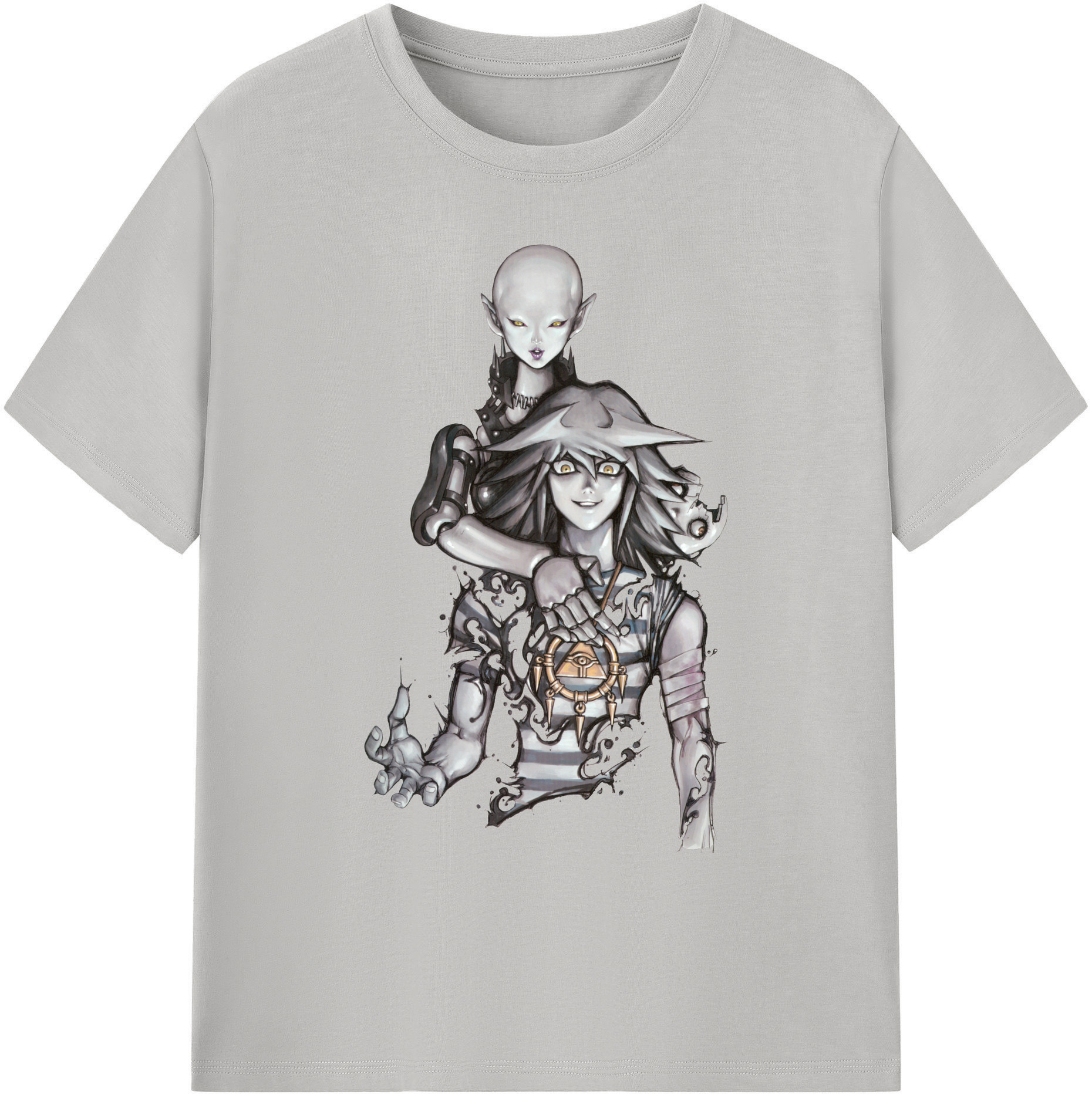 （画像用） 遊☆戯☆王 Yu-Gi-Oh! 綿100％ メンズ半袖Tシャツ｜肌触りやわらか＆通気性
