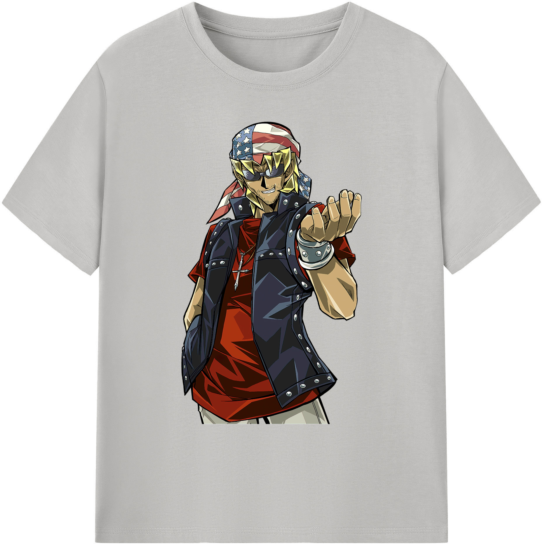 （画像用） 遊☆戯☆王 Yu-Gi-Oh! 綿100％ メンズ半袖Tシャツ｜肌触りやわらか＆通気性