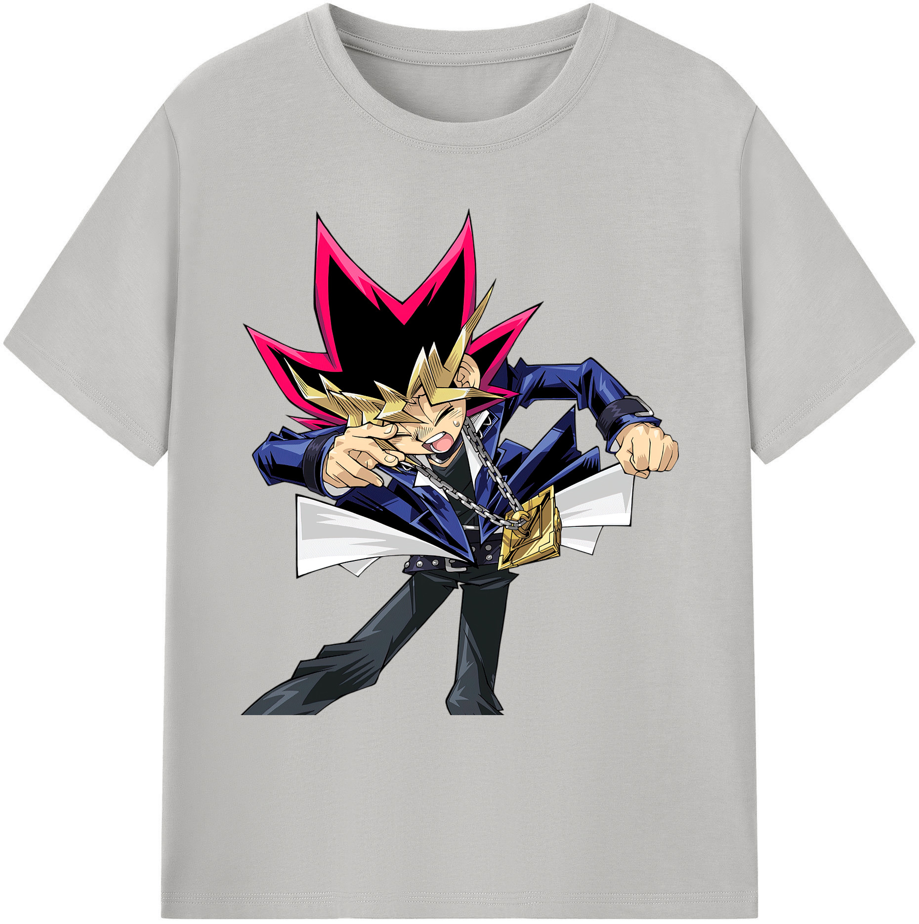 （画像用） 遊☆戯☆王 Yu-Gi-Oh! 綿100％ メンズ半袖Tシャツ｜肌触りやわらか＆通気性
