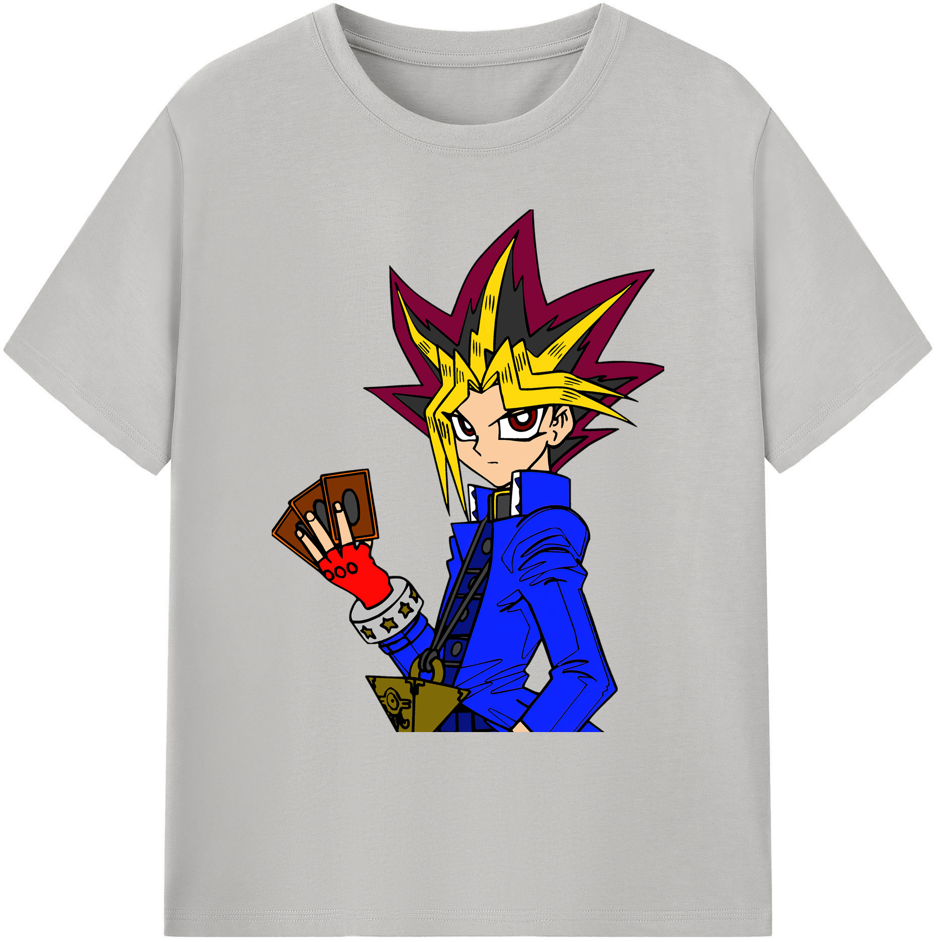 （画像用） 遊☆戯☆王 Yu-Gi-Oh! 綿100％ メンズ半袖Tシャツ｜肌触りやわらか＆通気性