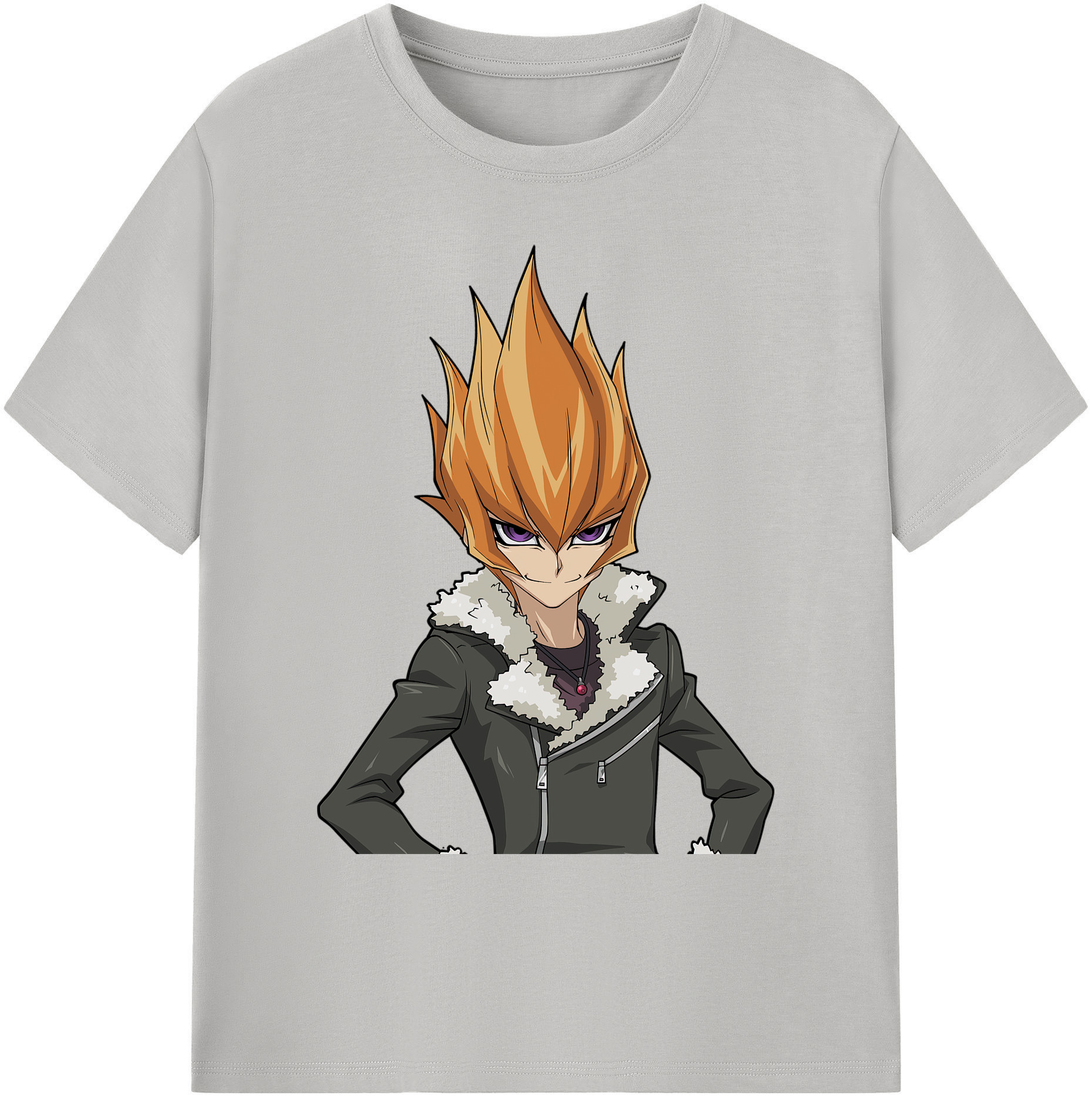 （画像用） 遊☆戯☆王 Yu-Gi-Oh! 綿100％ メンズ半袖Tシャツ｜肌触りやわらか＆通気性