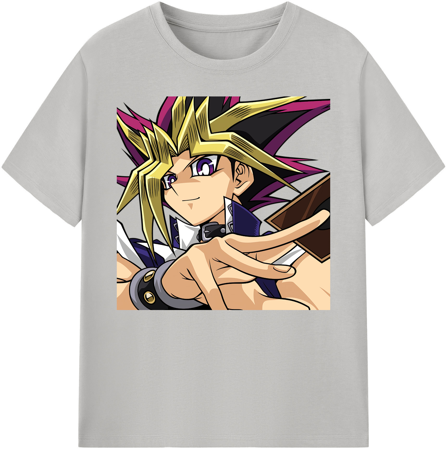 （画像用） 遊☆戯☆王 Yu-Gi-Oh! 綿100％ メンズ半袖Tシャツ｜肌触りやわらか＆通気性