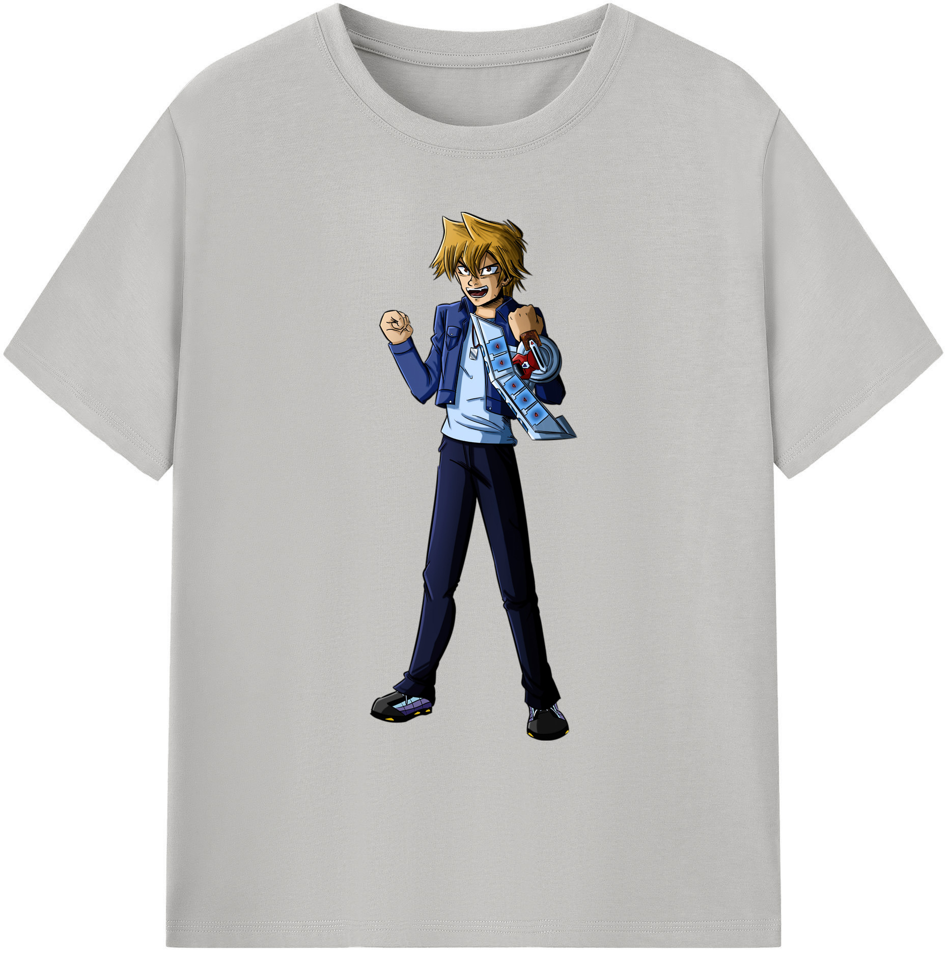 （画像用） 遊☆戯☆王 Yu-Gi-Oh! 綿100％ メンズ半袖Tシャツ｜肌触りやわらか＆通気性