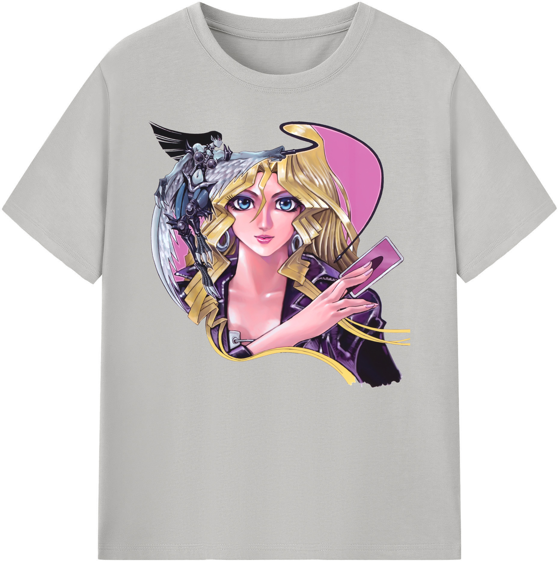 （画像用） 遊☆戯☆王 Yu-Gi-Oh! 綿100％ メンズ半袖Tシャツ｜肌触りやわらか＆通気性