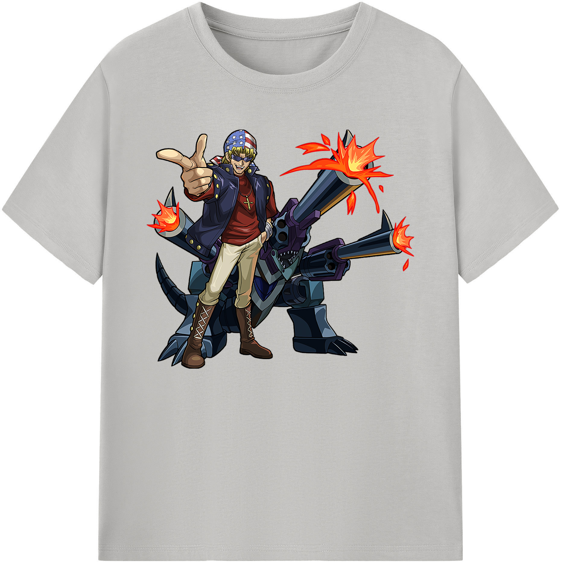 （画像用） 遊☆戯☆王 Yu-Gi-Oh! 綿100％ メンズ半袖Tシャツ｜肌触りやわらか＆通気性