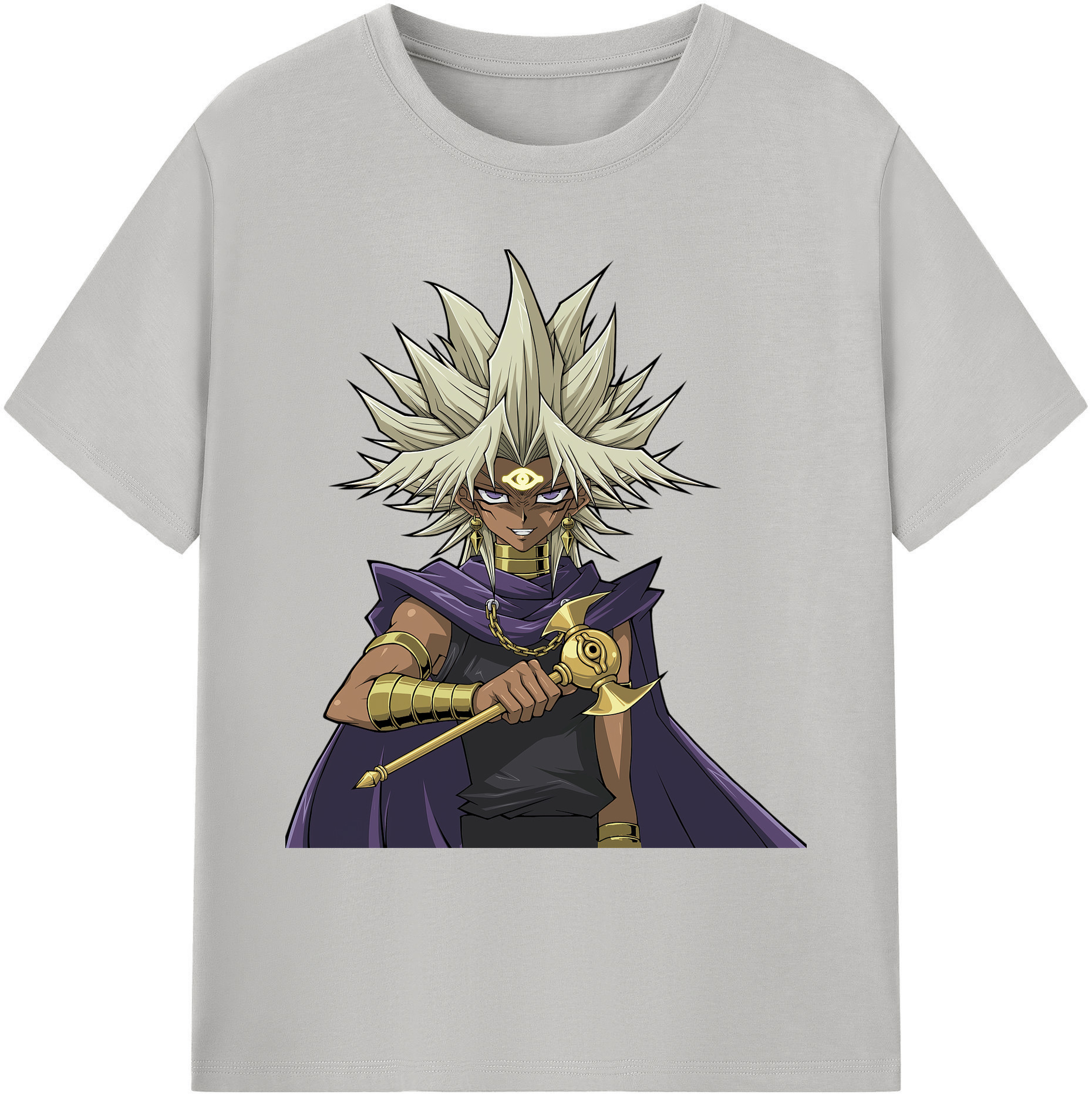 （画像用） 遊☆戯☆王 Yu-Gi-Oh! 綿100％ メンズ半袖Tシャツ｜肌触りやわらか＆通気性