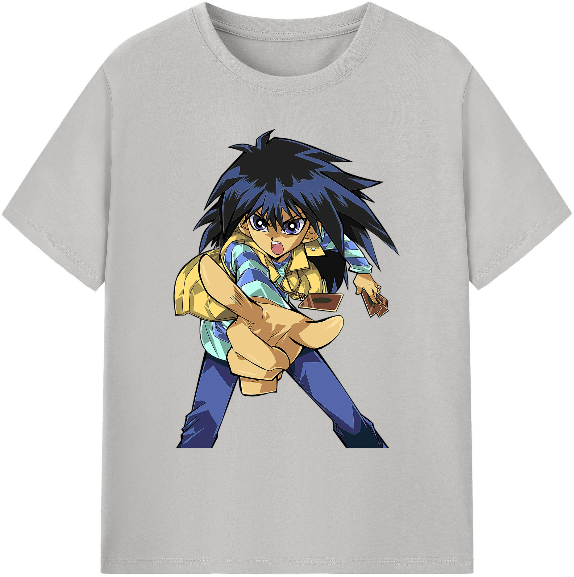 （画像用） 遊☆戯☆王 Yu-Gi-Oh! 綿100％ メンズ半袖Tシャツ｜肌触りやわらか＆通気性