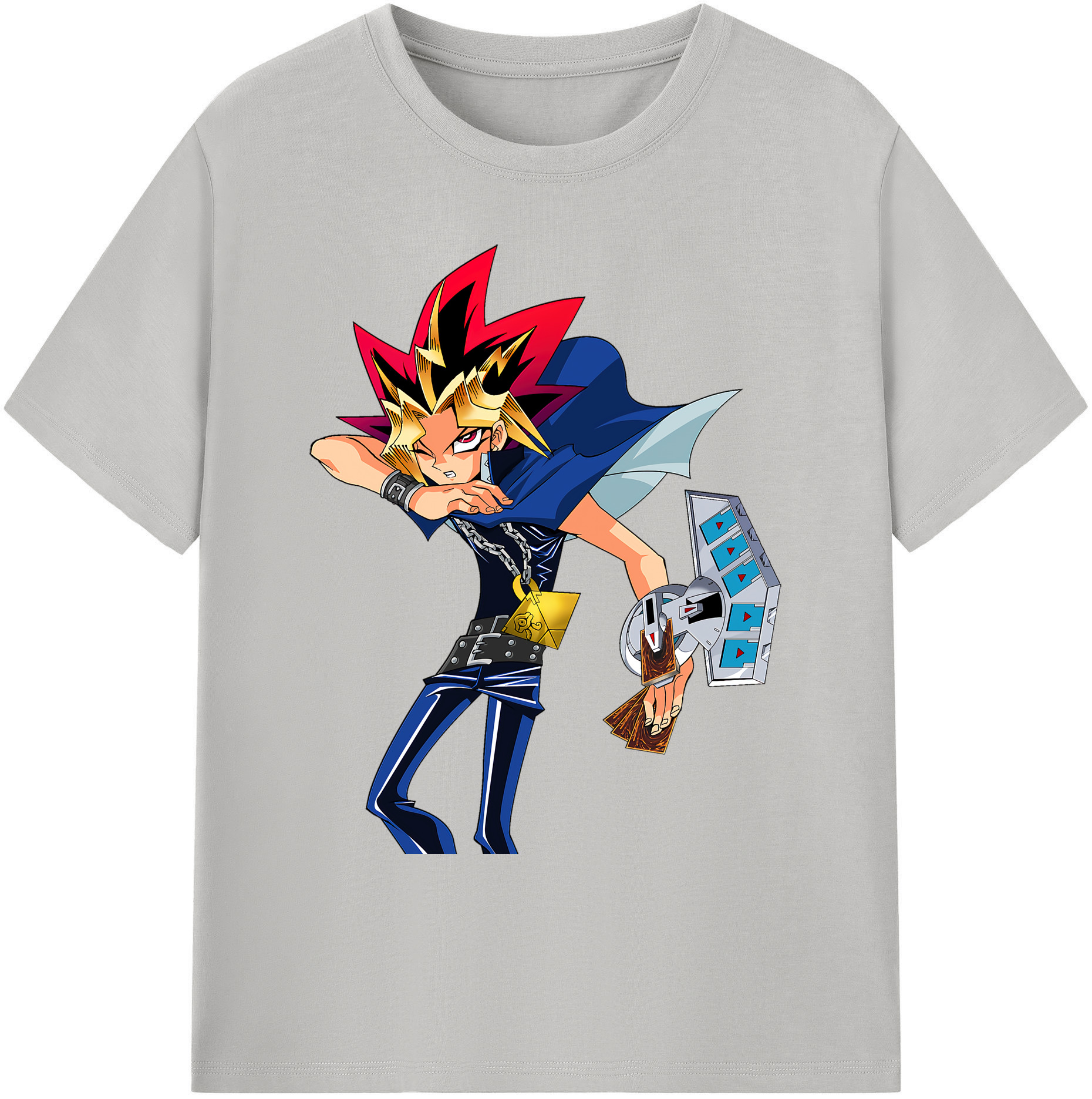 （画像用） 遊☆戯☆王 Yu-Gi-Oh! 綿100％ メンズ半袖Tシャツ｜肌触りやわらか＆通気性