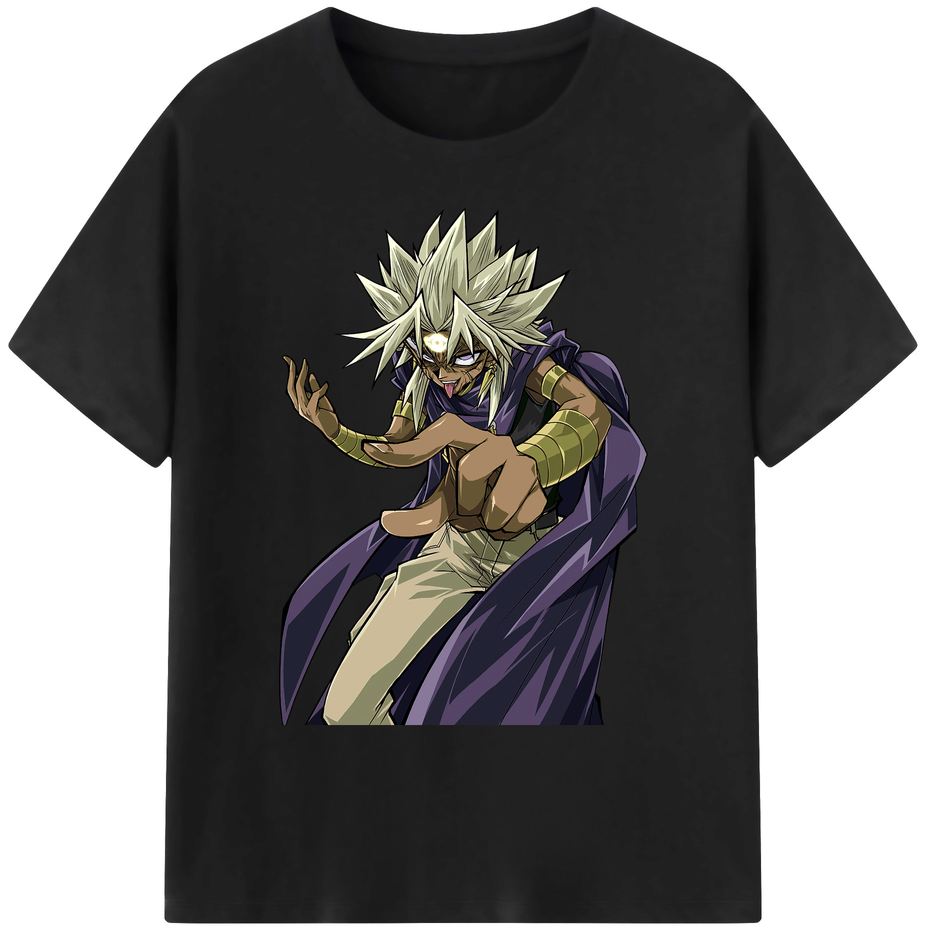 （画像用） 遊☆戯☆王 Yu-Gi-Oh! 綿100％ メンズ半袖Tシャツ｜肌触りやわらか＆通気性
