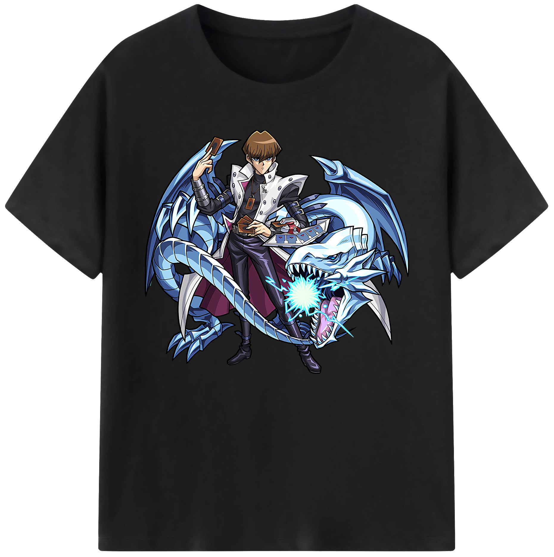 （画像用） 遊☆戯☆王 Yu-Gi-Oh! 綿100％ メンズ半袖Tシャツ｜肌触りやわらか＆通気性