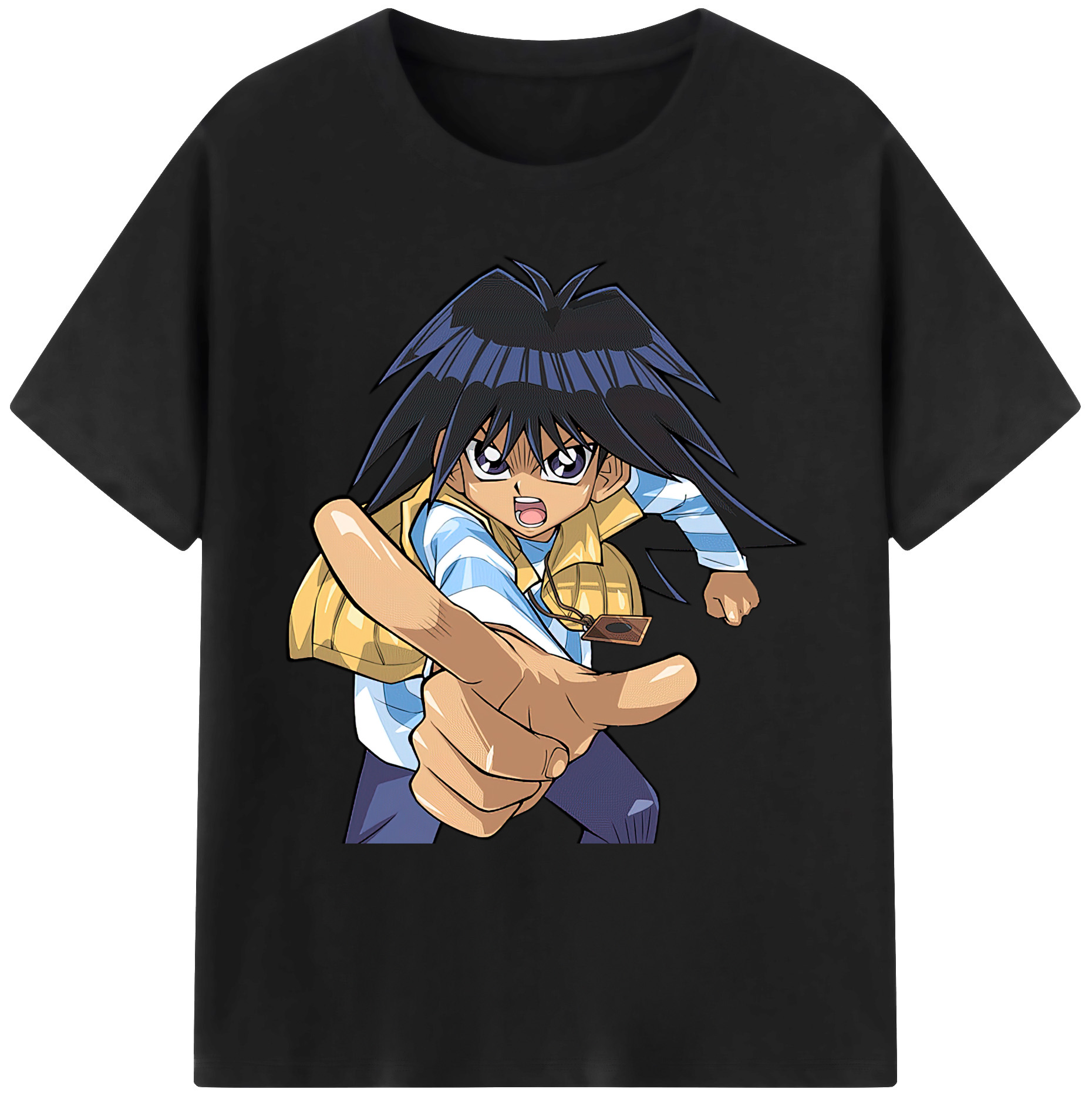 （画像用） 遊☆戯☆王 Yu-Gi-Oh! 綿100％ メンズ半袖Tシャツ｜肌触りやわらか＆通気性