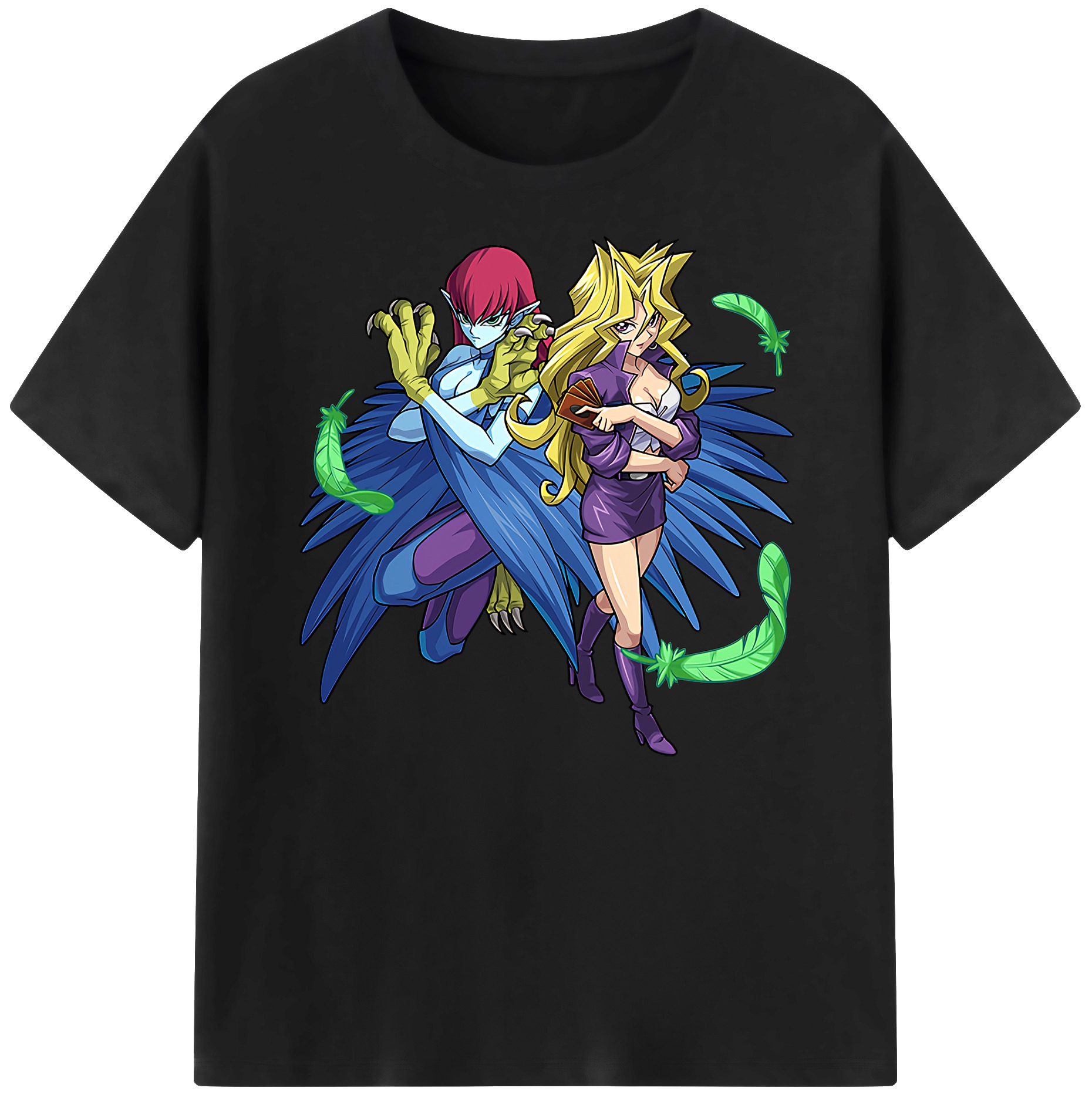 （画像用） 遊☆戯☆王 Yu-Gi-Oh! 綿100％ メンズ半袖Tシャツ｜肌触りやわらか＆通気性