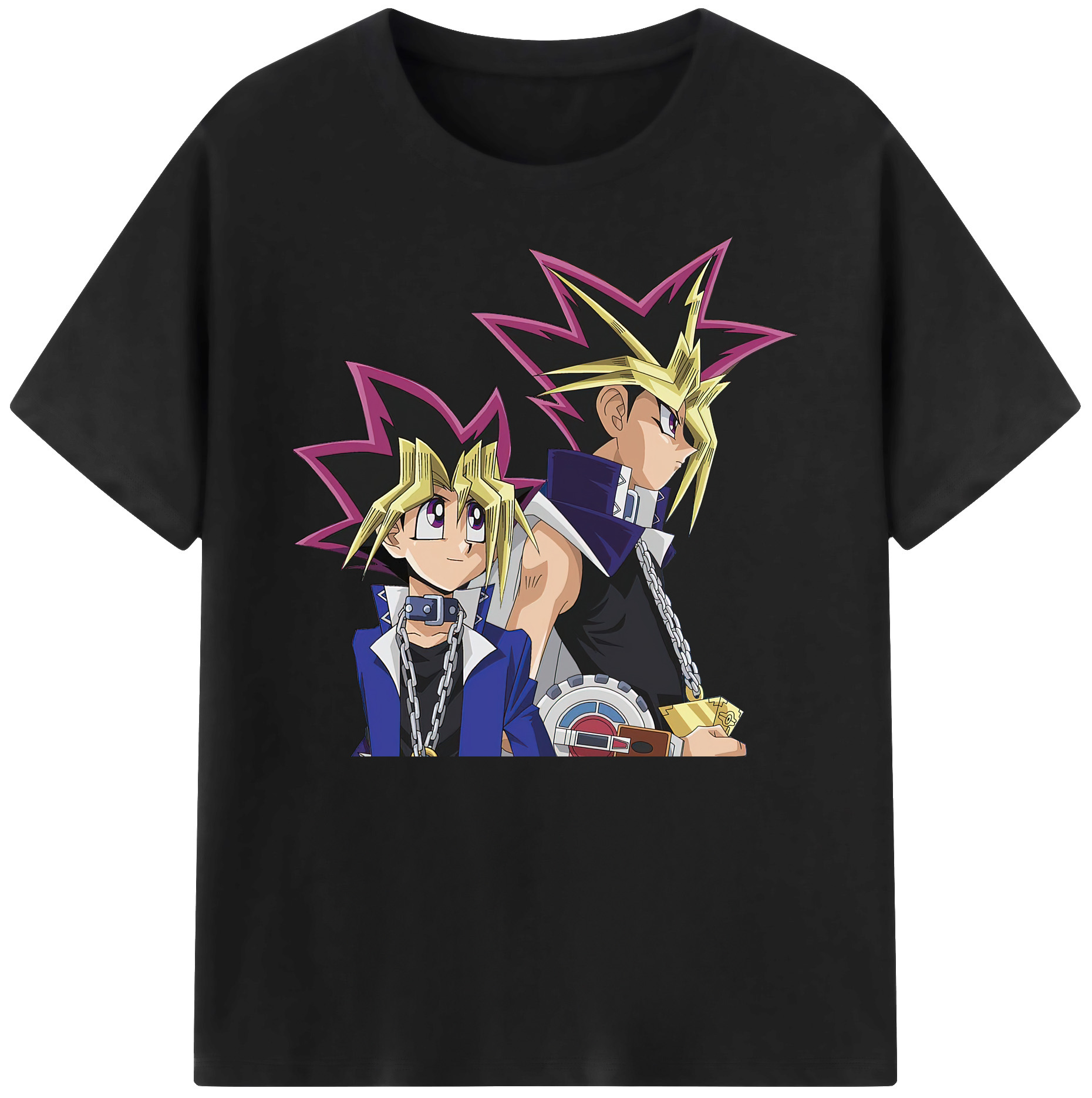 （画像用） 遊☆戯☆王 Yu-Gi-Oh! 綿100％ メンズ半袖Tシャツ｜肌触りやわらか＆通気性