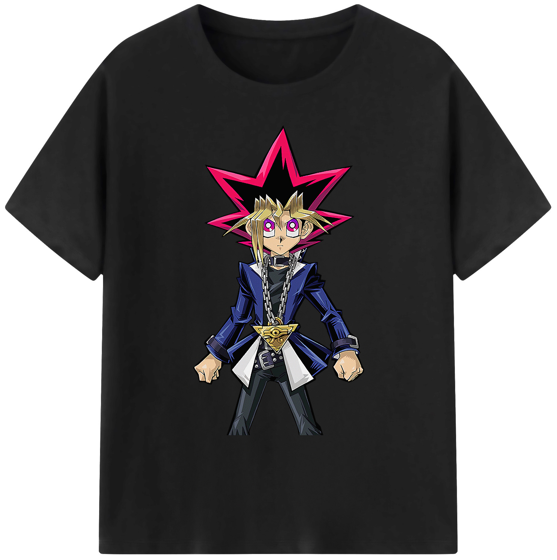 （画像用） 遊☆戯☆王 Yu-Gi-Oh! 綿100％ メンズ半袖Tシャツ｜肌触りやわらか＆通気性