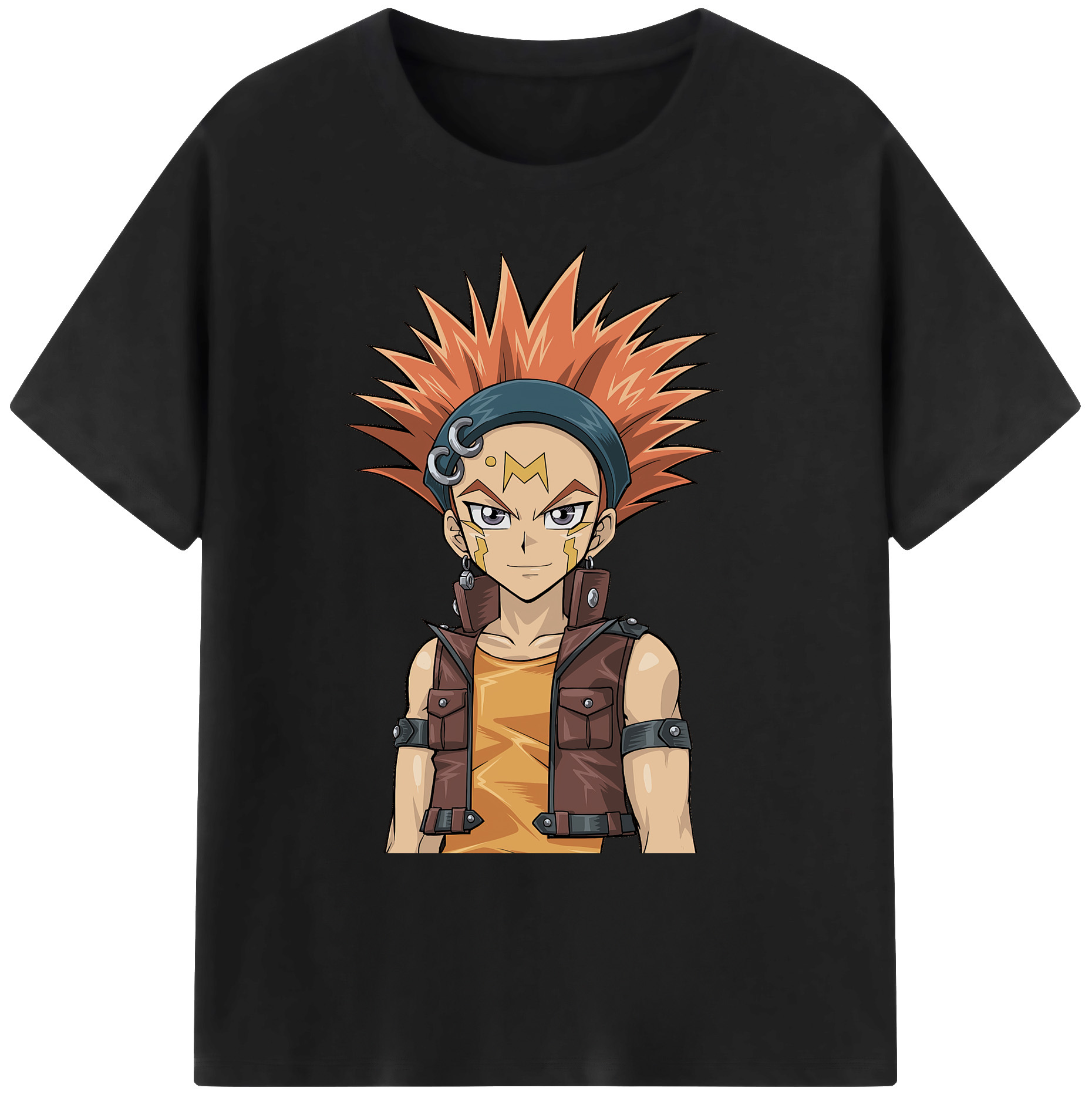 遊☆戯☆王 Yu-Gi-Oh! 綿100％ メンズ半袖Tシャツ｜肌触りやわらか＆通気性