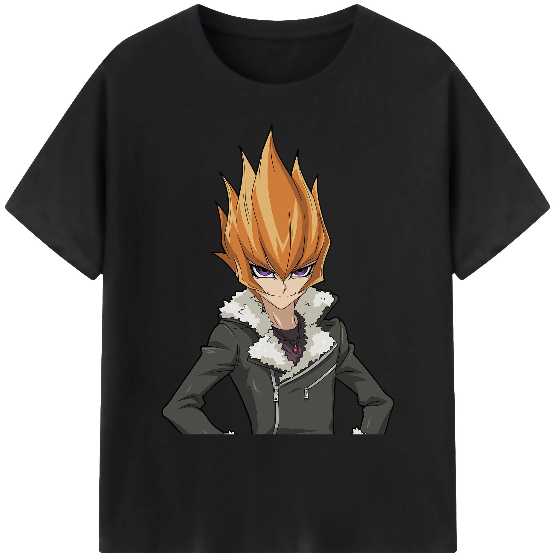 （画像用） 遊☆戯☆王 Yu-Gi-Oh! 綿100％ メンズ半袖Tシャツ｜肌触りやわらか＆通気性