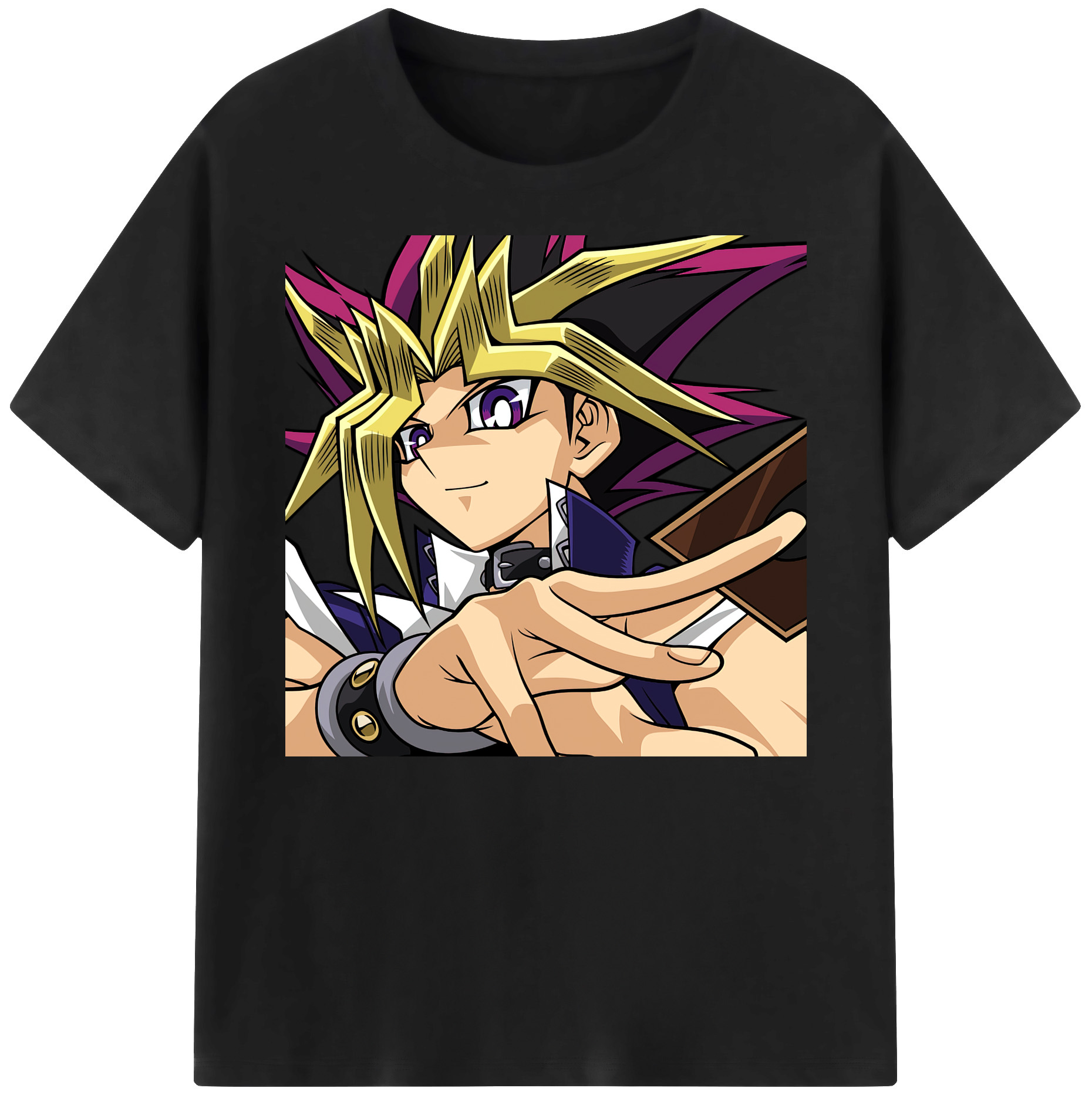 （画像用） 遊☆戯☆王 Yu-Gi-Oh! 綿100％ メンズ半袖Tシャツ｜肌触りやわらか＆通気性
